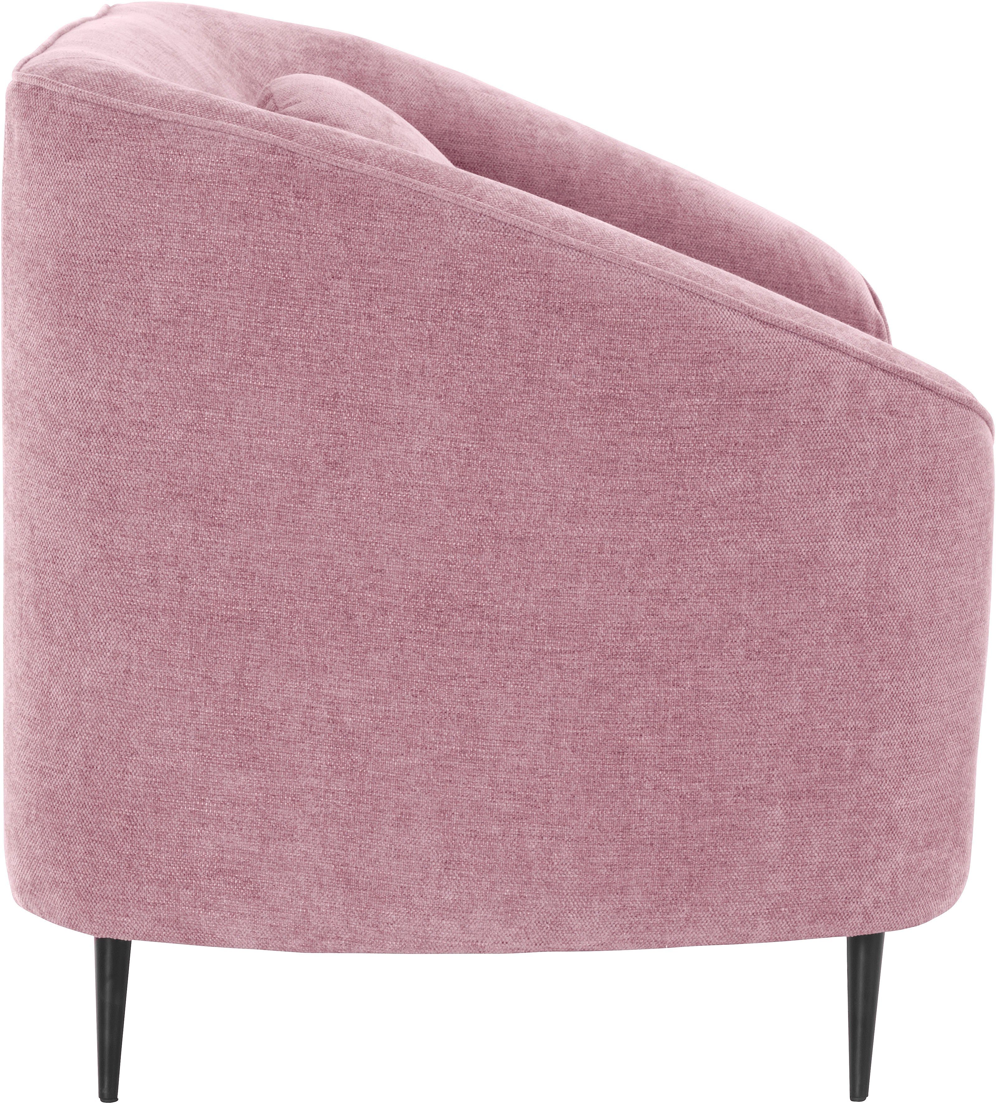 Leonique Fauteuil Ashly in 3 overtrekvarianten, bouclé, fluwelige look en zachte structuurstof.