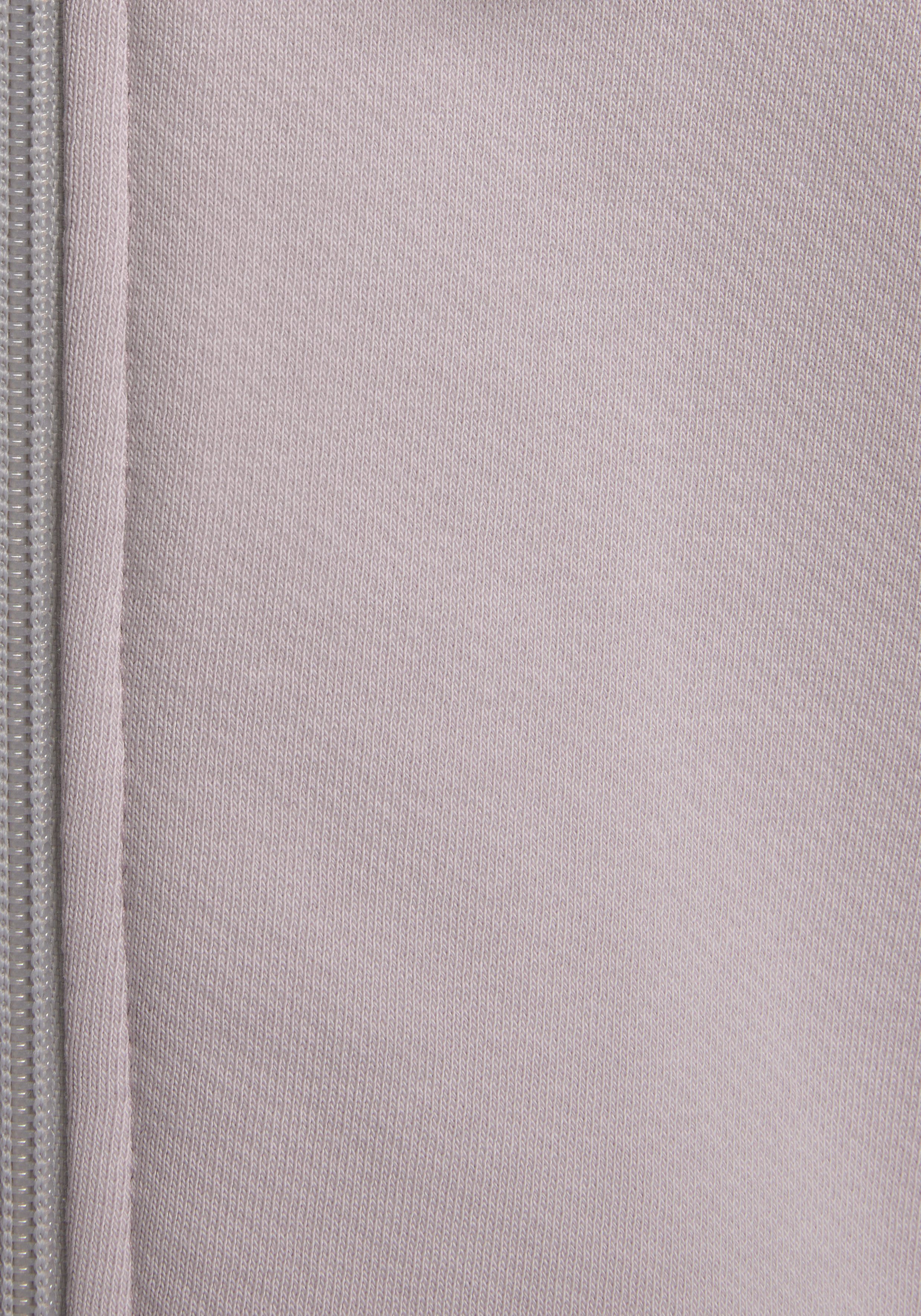 Lascana Sweatvest -lounge jas van biologische katoen, loungewear