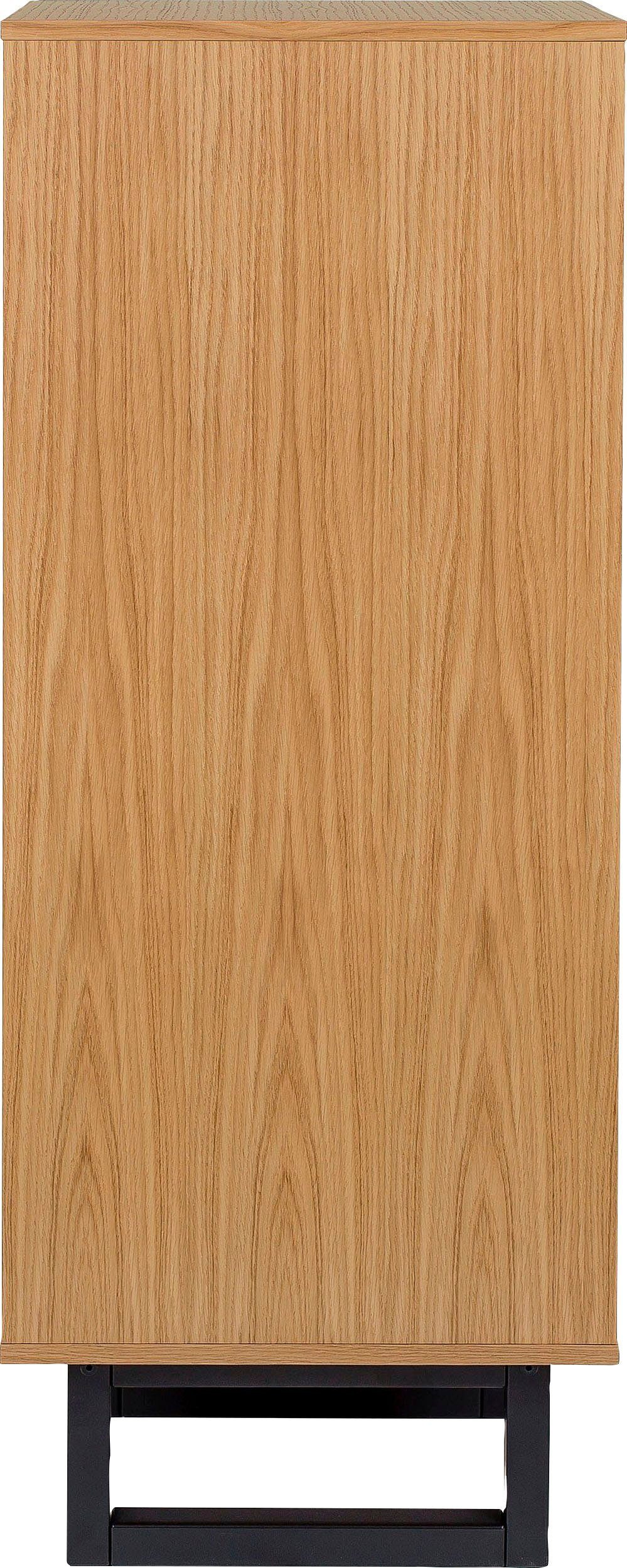 Woodman Hoge kast in scandinavisch design, met bijzondere print