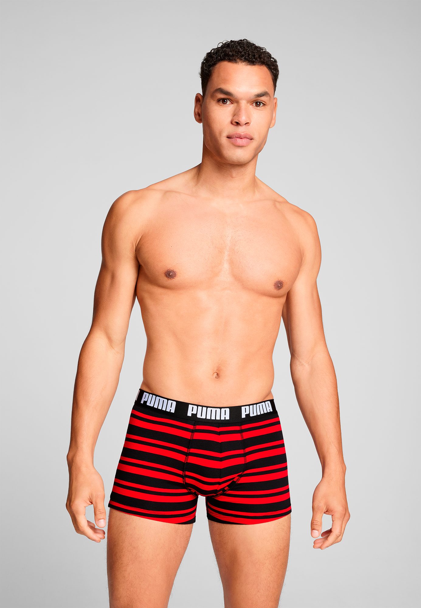 PUMA Boxershort PUMA MEN EVERYDAY STRIPED BOXERS 2P (2 stuks, Set van 2)