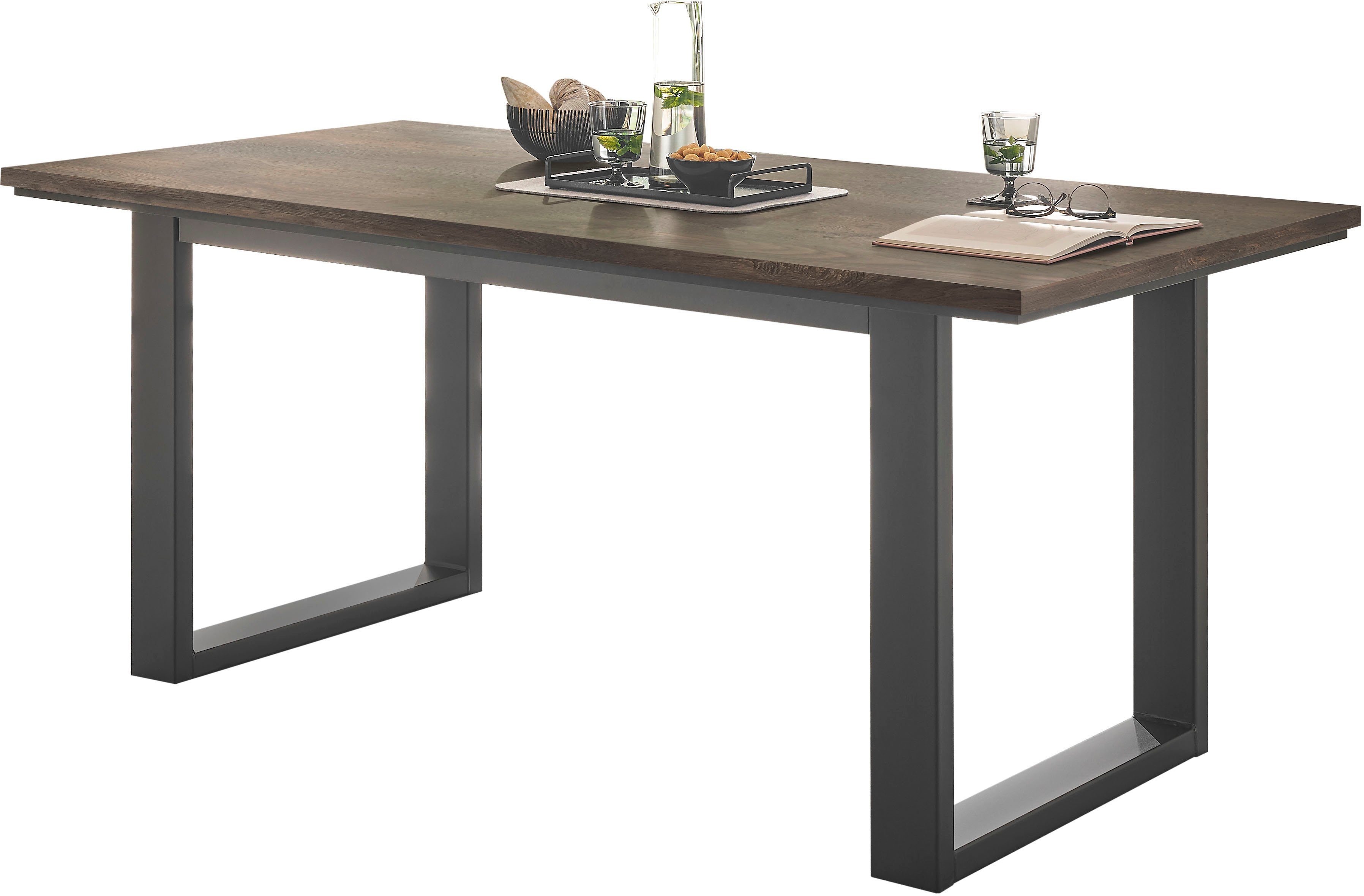 INOSIGN Eettafel Largo Breedte ca, 160 cm eettafels bruin