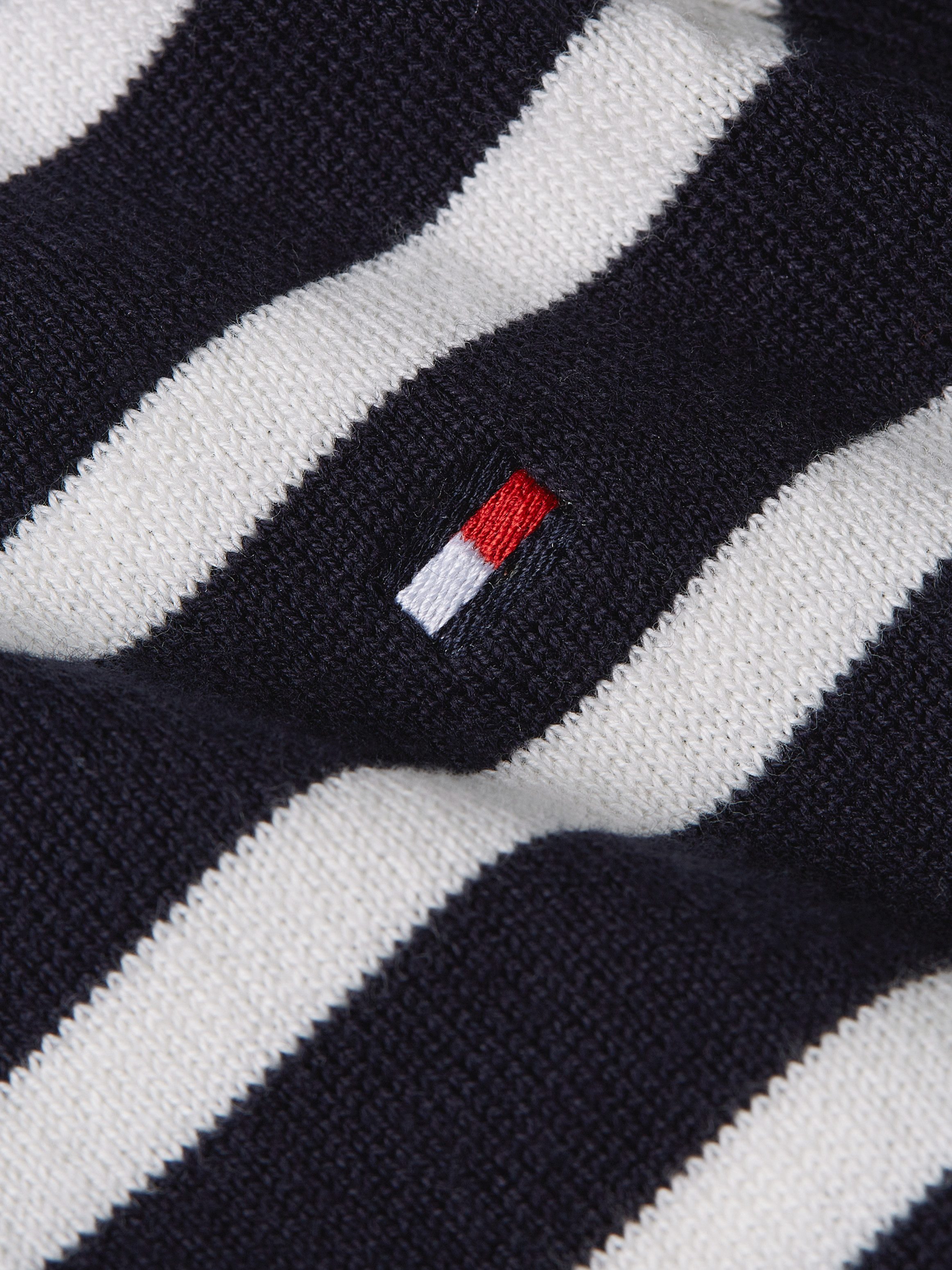 Tommy Hilfiger Jerseyjurk CO JERSEY STITCH F&F DRESS met logoborduursel op borsthoogte