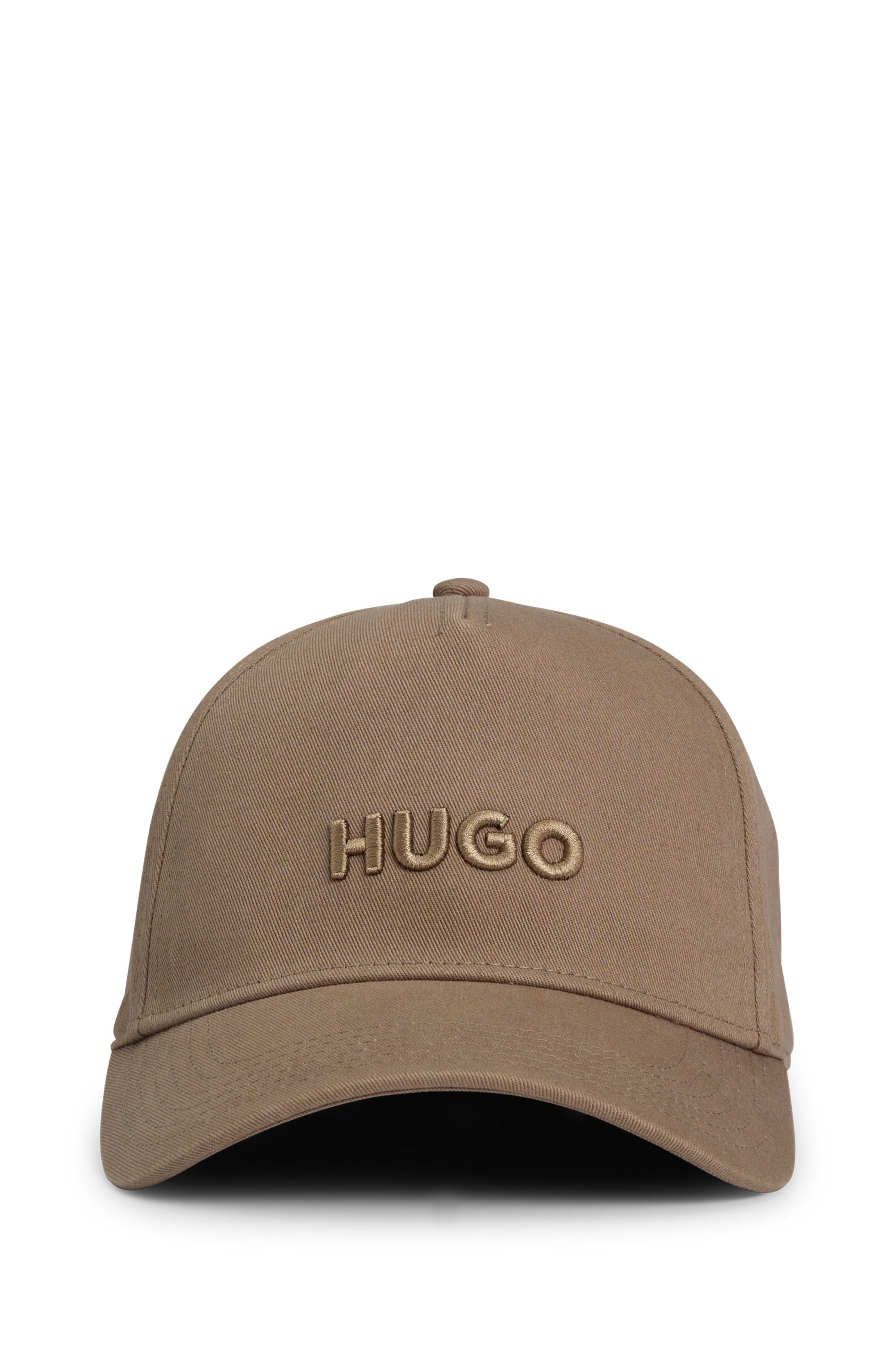 HUGO Aansluitende pet CAP met 3d logo borduursel, verstelbare sluiting, unisex