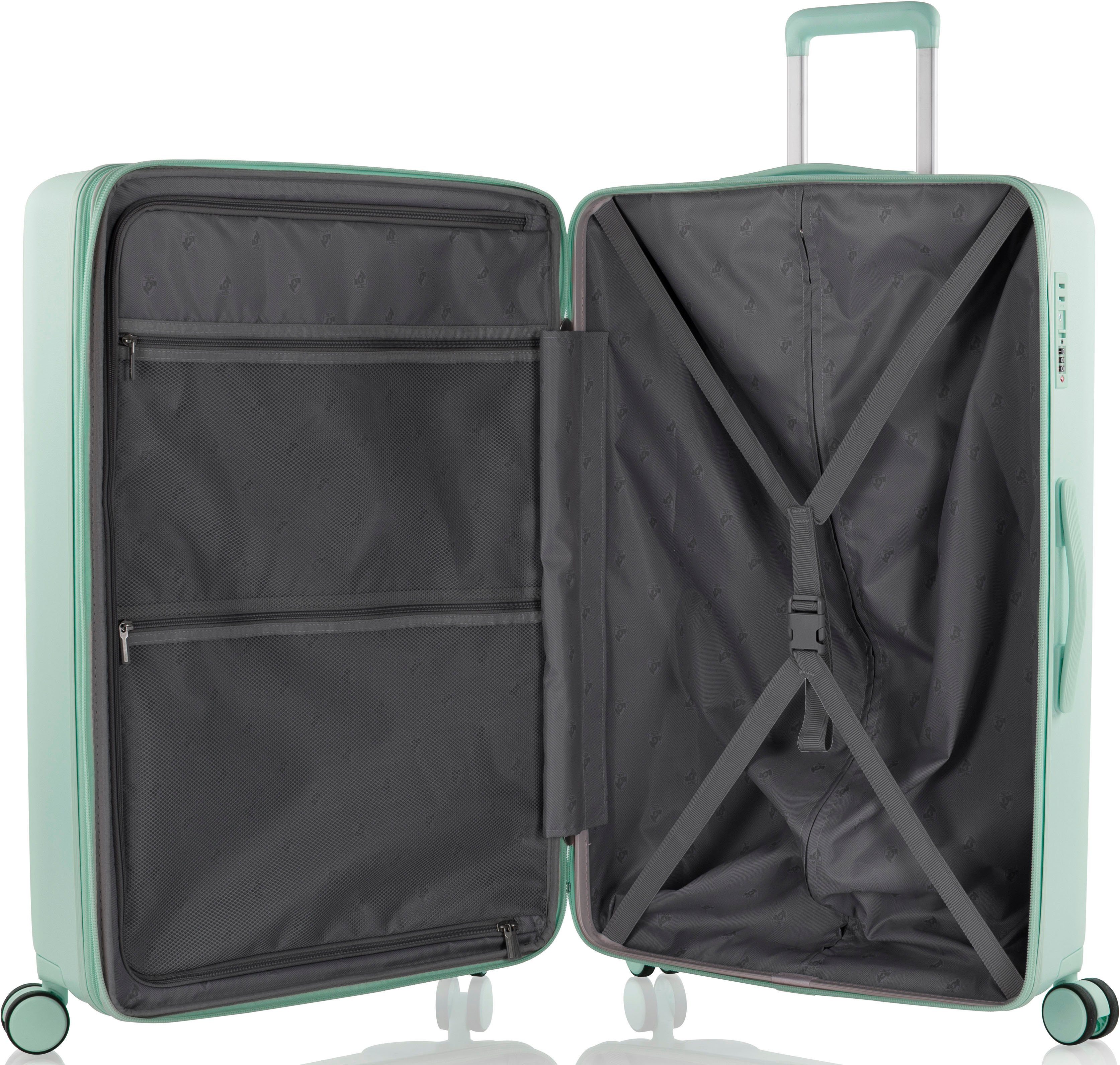 Heys Hardshell-trolley Pastel in verschillende kleuren en maten x Joachim Llambi handbagage-koffer TSA-slot volumevergroting