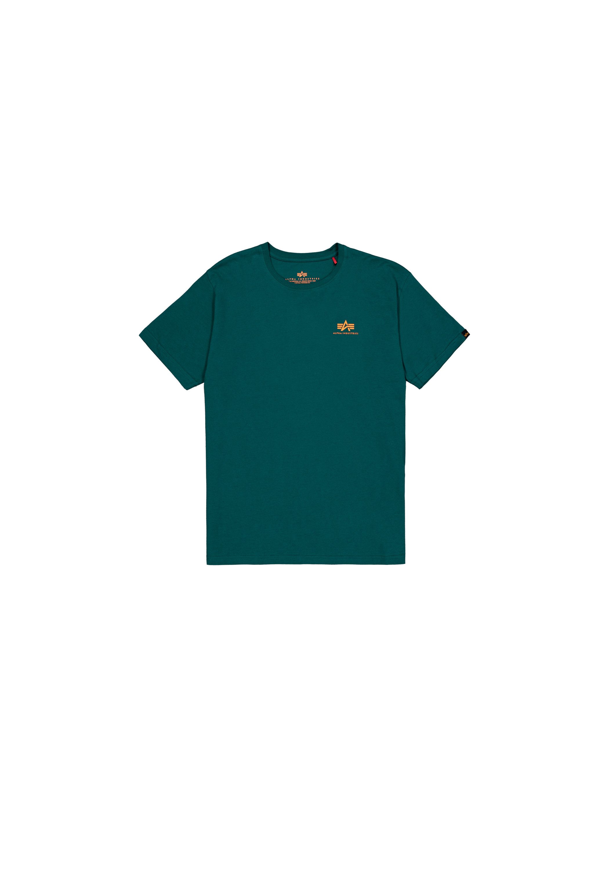 Alpha Industries T-shirt Alpha Industries Men - T-Shirts Basic T-Shirt SL heren t-shirts maat S groen