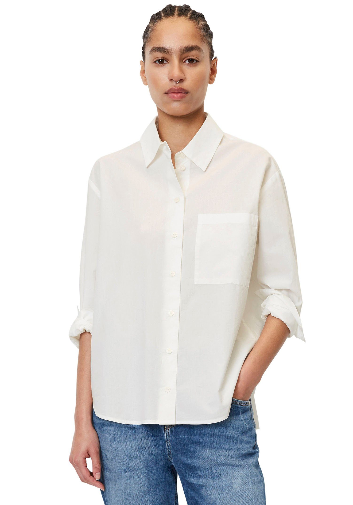 NU 20% KORTING: Marc O'Polo DENIM Blouse met lange mouwen