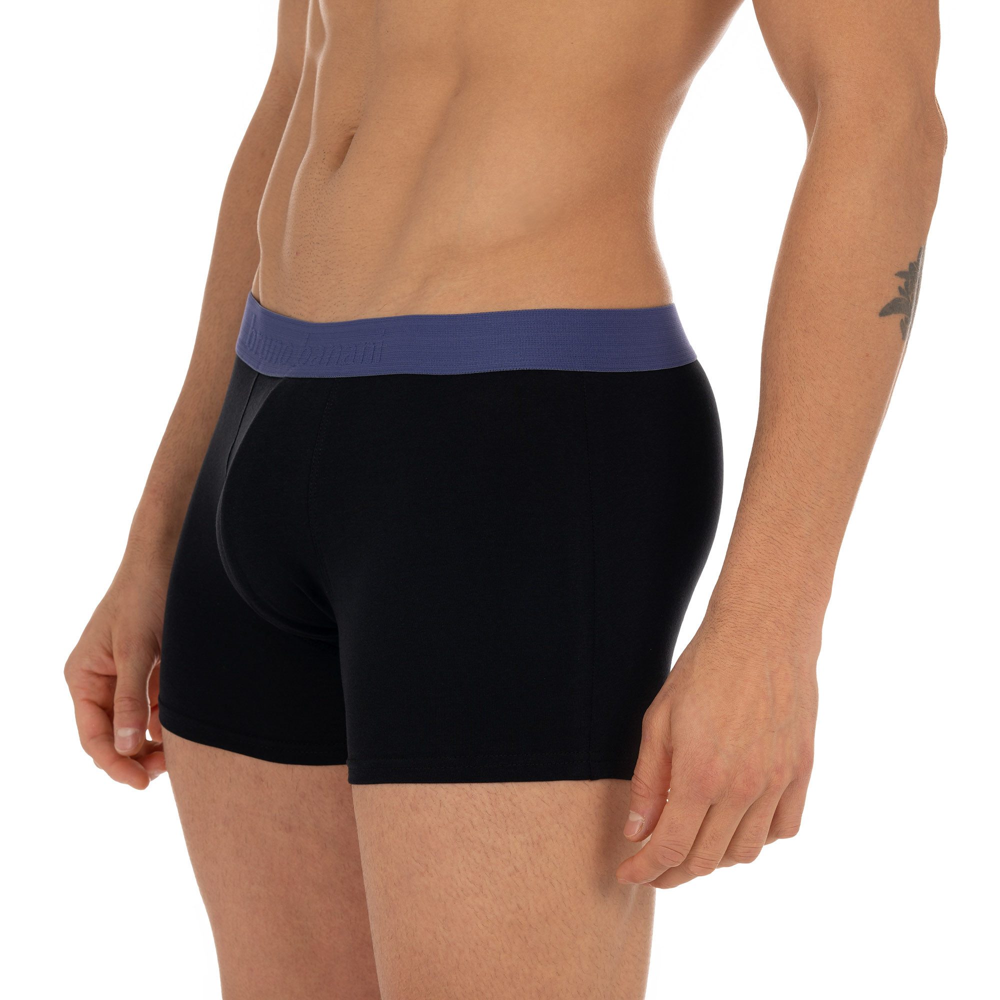 Bruno Banani Boxershort Flowing met contrastkleurige boorden (Set van 2)