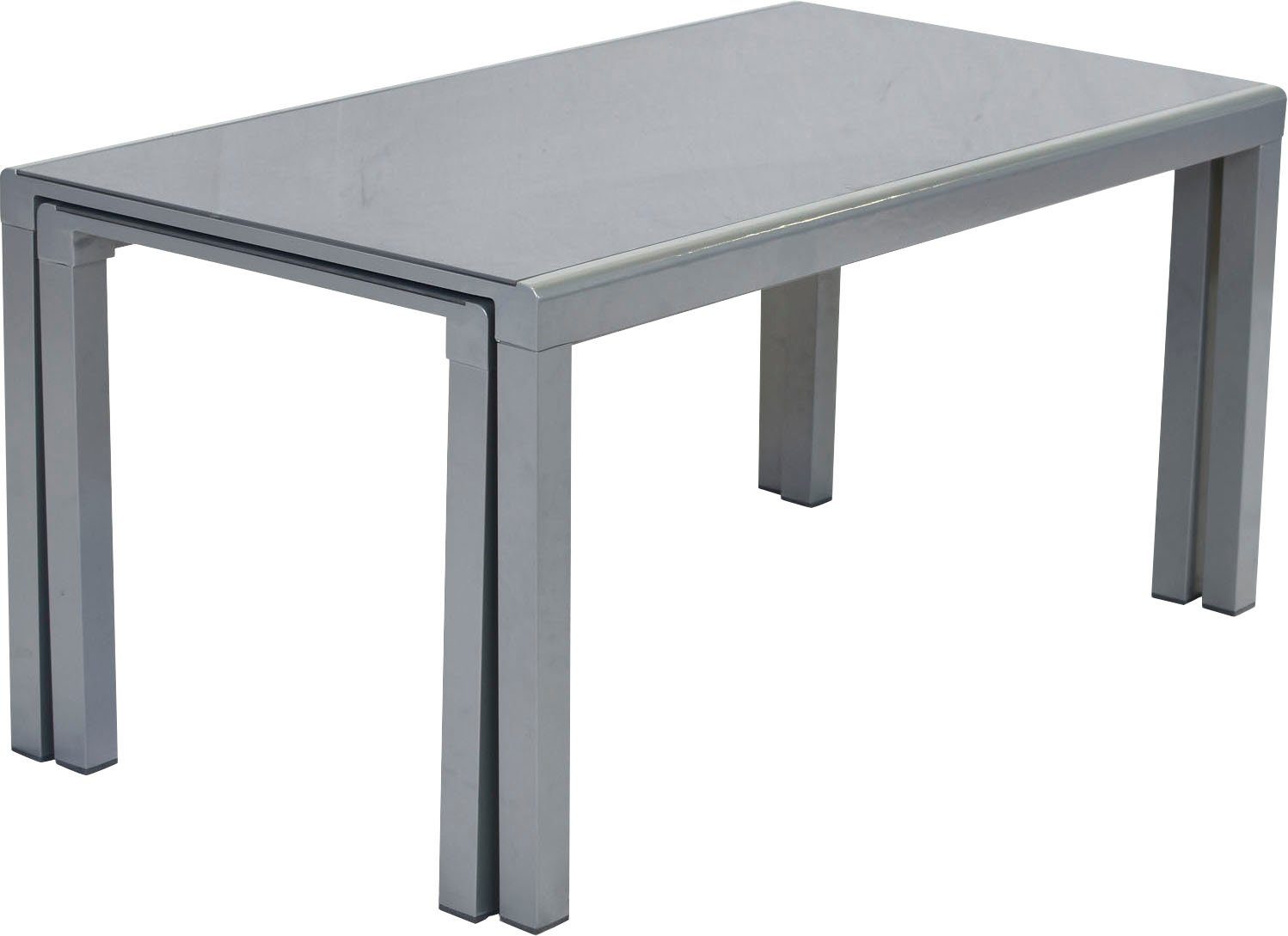 MERXX Tuintafel Flex uitschuifbare tafel uitbreidbaar, bxd: ca. 89/75 x 160/320 cm, kan ook afzonderlijk worden gebruikt tuintafels