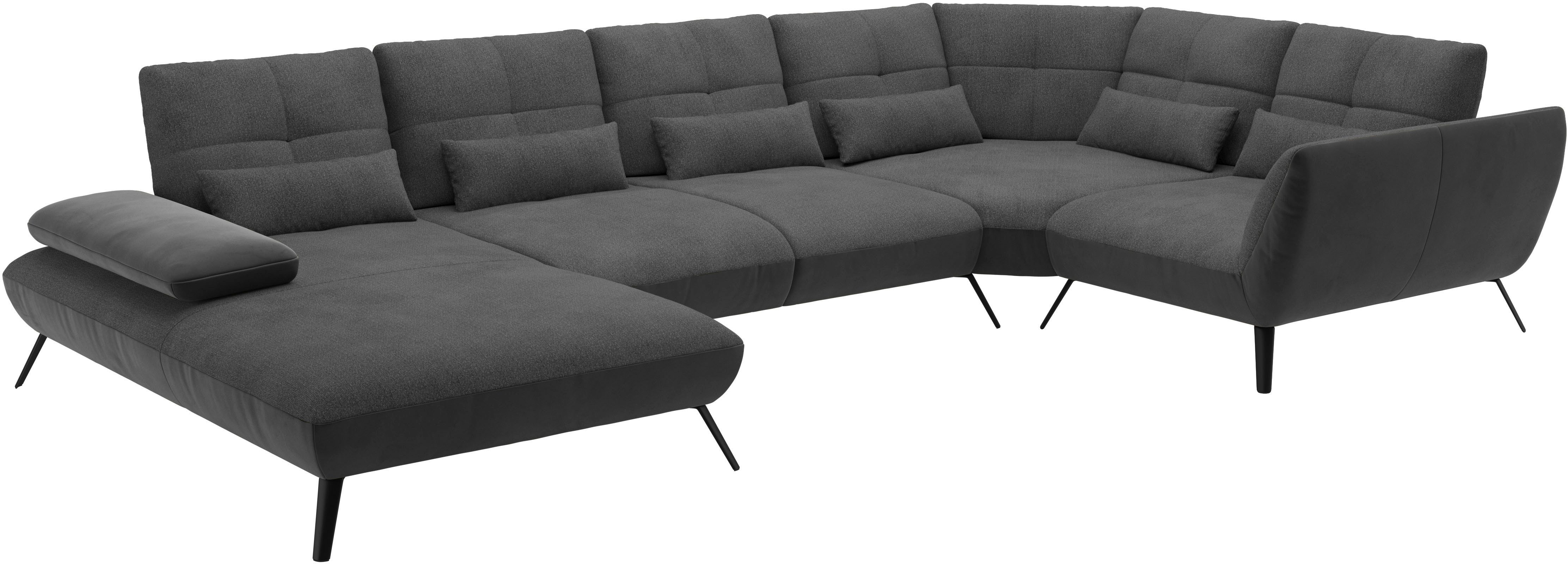 Places of Style Zithoek Mikado U-vorm incl. zitdiepteverstelling en armleuningverstelling