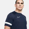 nike functioneel shirt nike dri-fit academy men's short-sleeve soccer top blauw