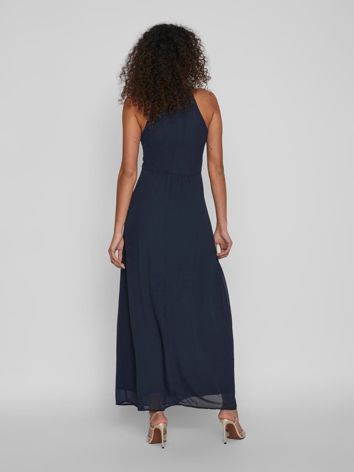 Vila Maxi-jurk VIMILINA HALTERNECK MAXI DRESS - NOOS