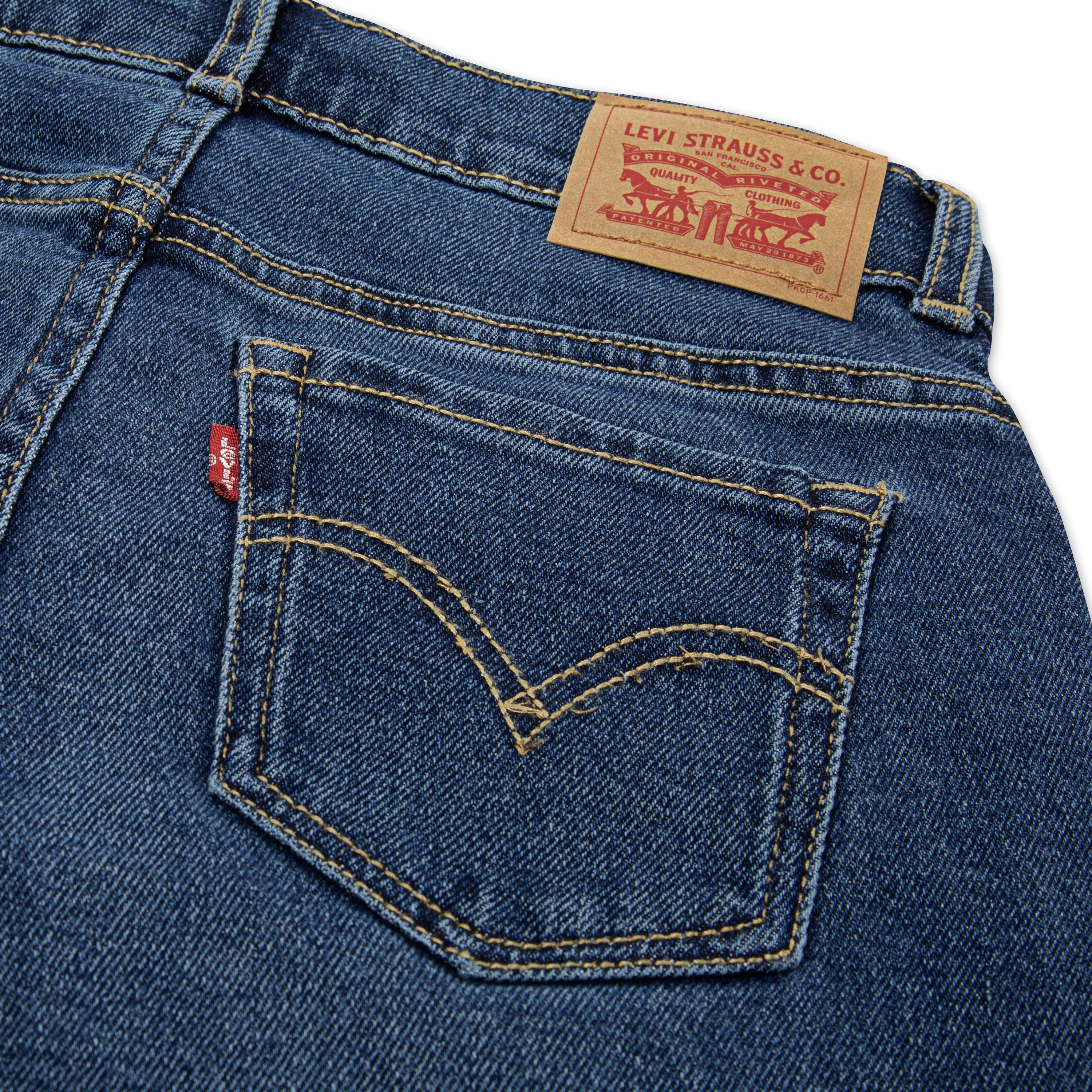 Levi's Kidswear Bootcut jeans LVG BAGGY FLARE Flared, destroyed effecten voor meisjes