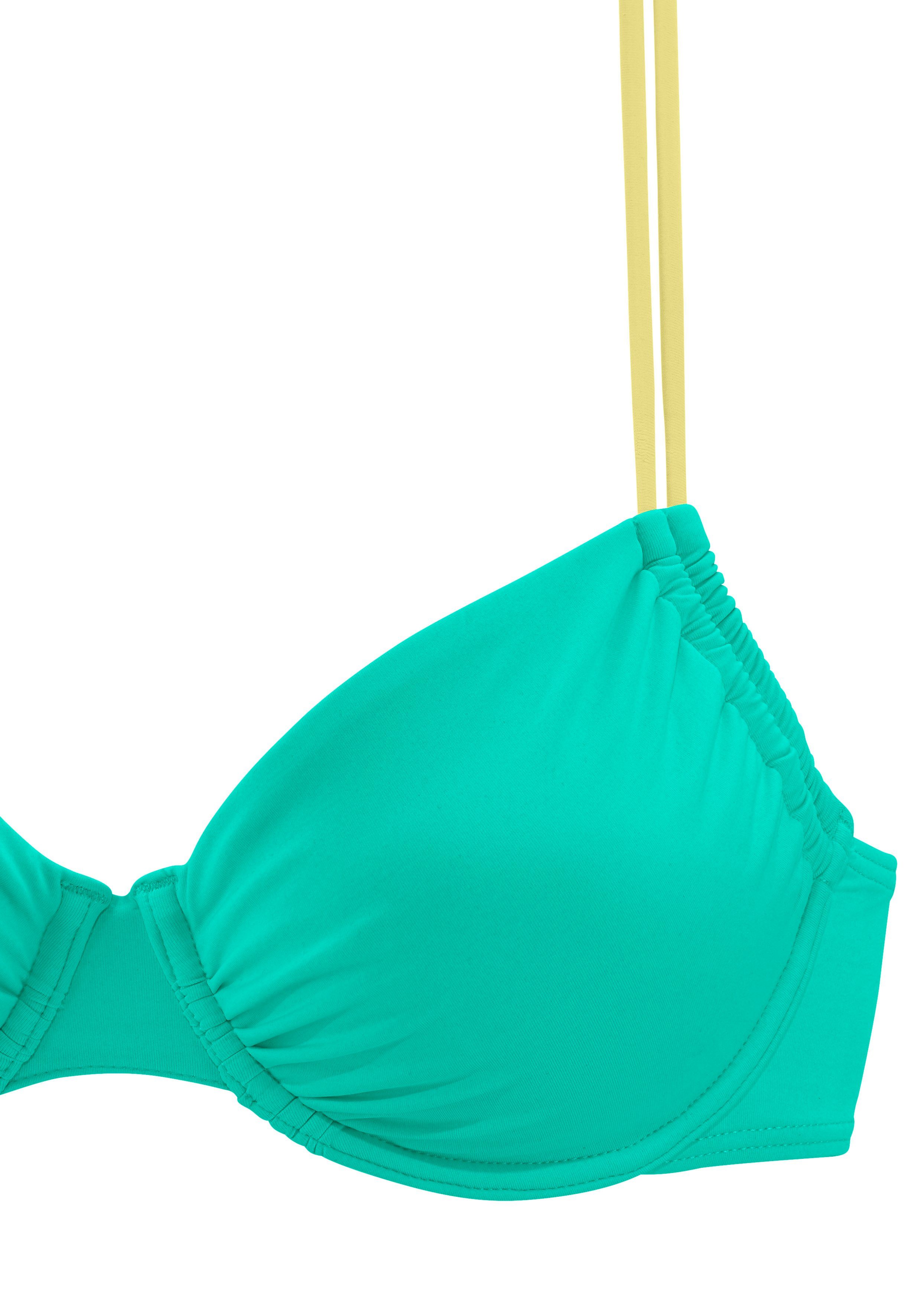 Venice Beach Bikinitop met beugels ANNA met contrastkleurige details