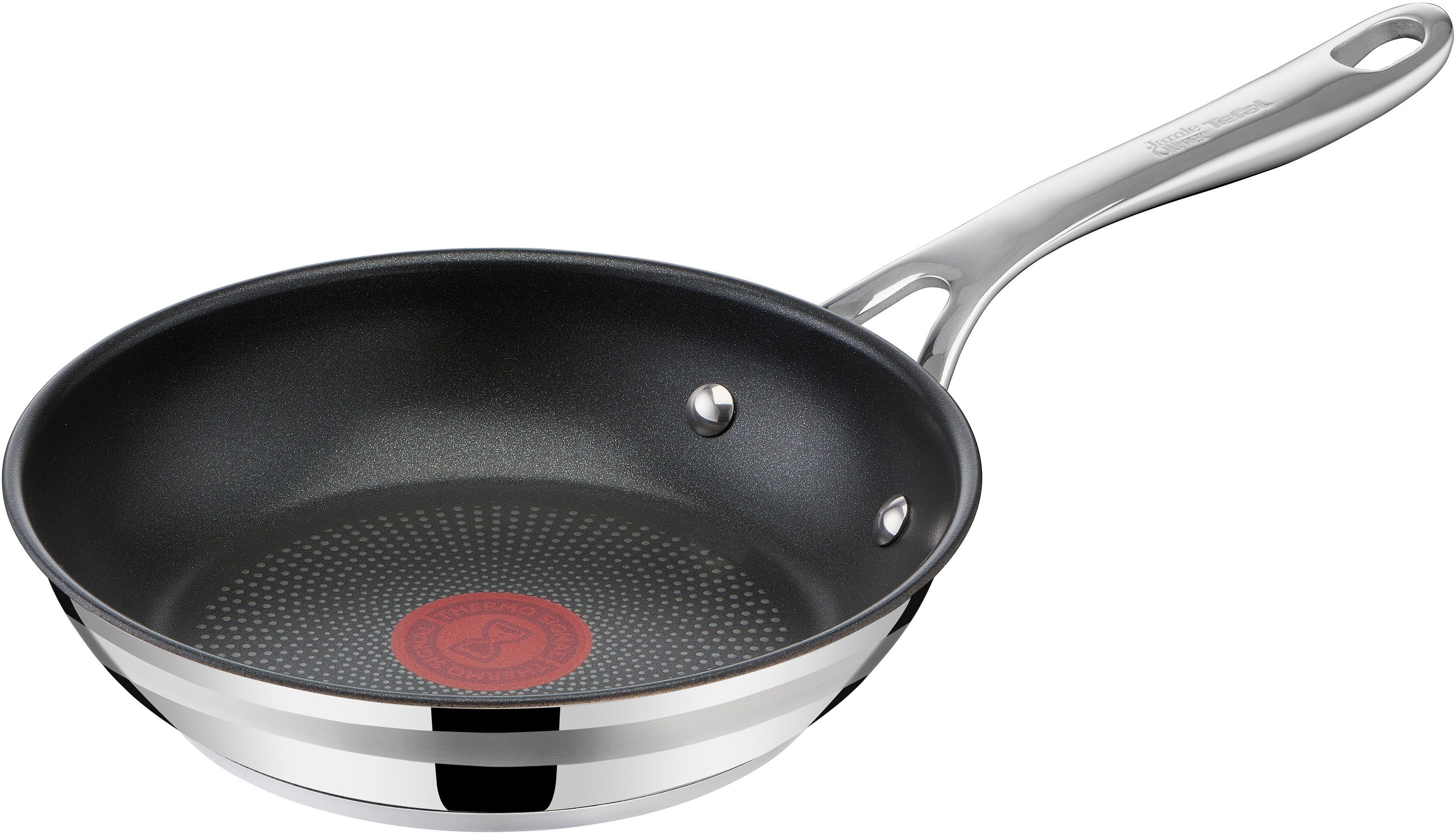 Tefal Koekenpan Jamie Oliver Cook Smart Roestvrij staal, anti-aanbak coating,...