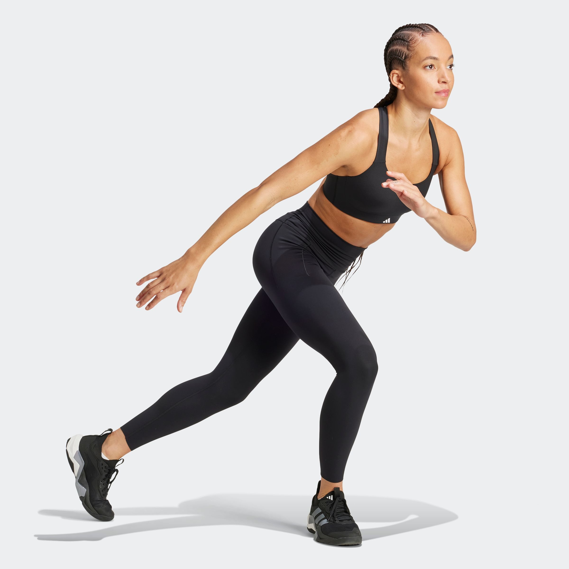 adidas Performance Sport-bh TLRDIM L HS (1-delig)