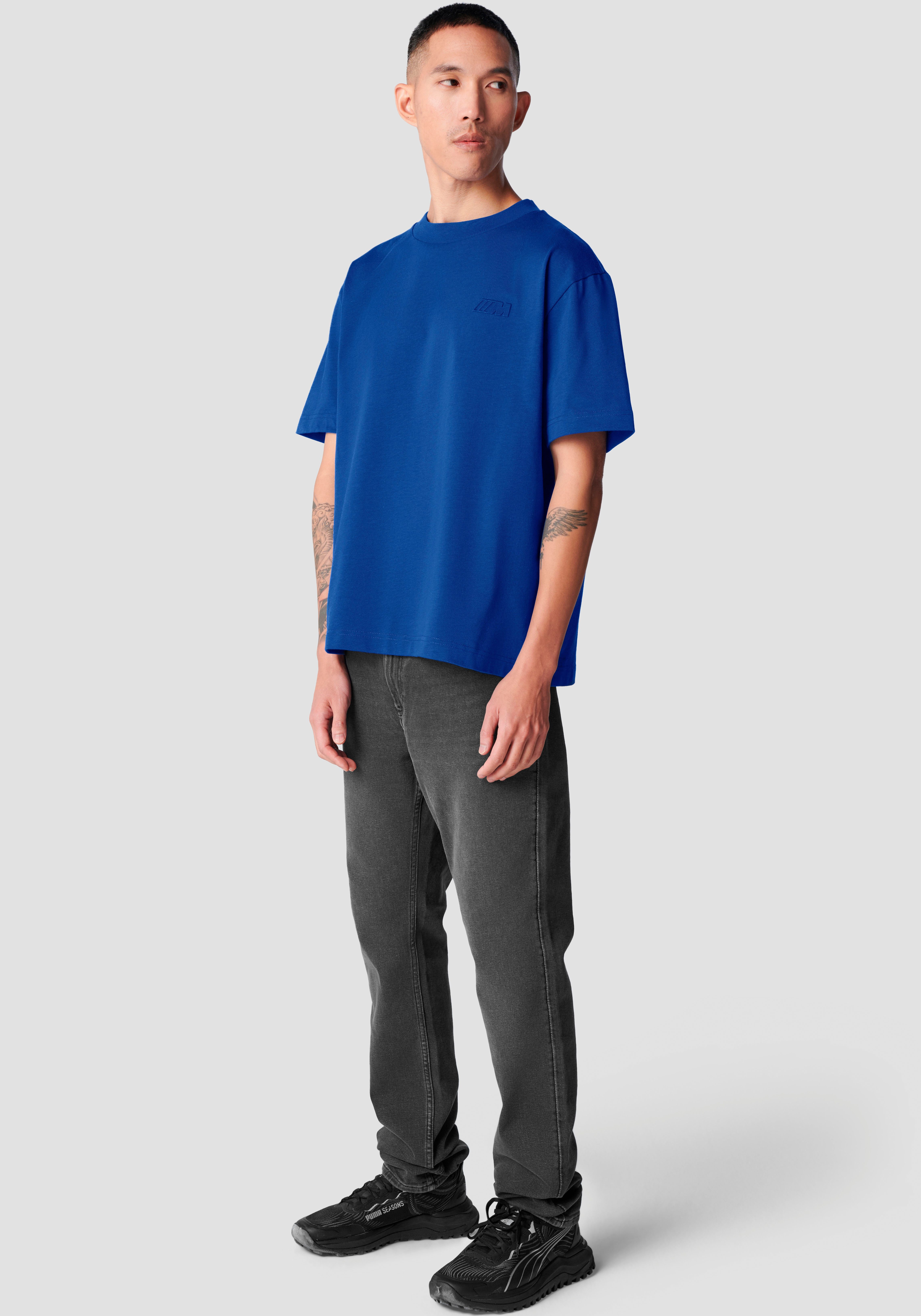 BMW T-shirt met logoborduring op borsthoogte