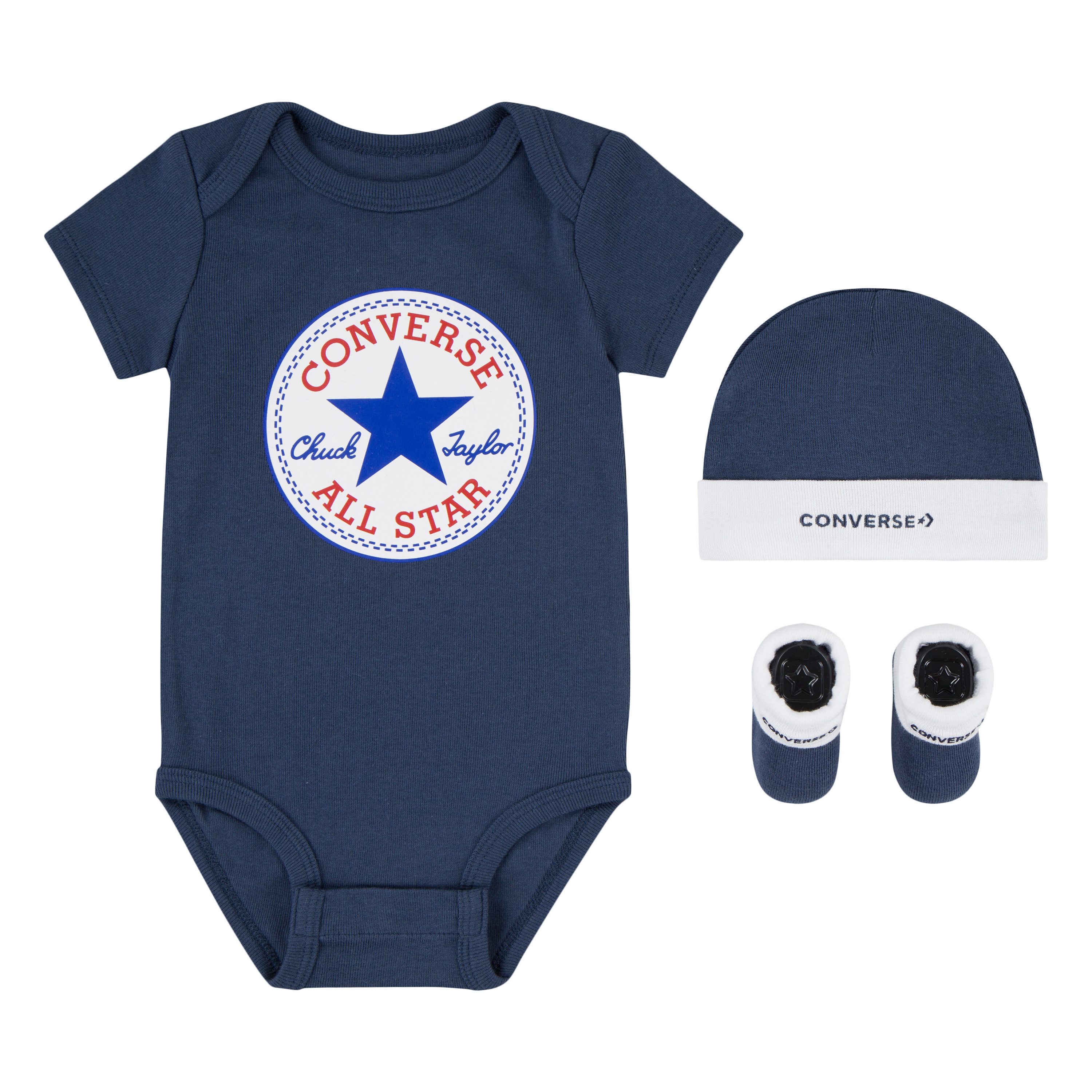 Converse Babyuitzet CLASSIC CTP INFANT HAT BODYSUIT BOO (set, 3-delig)