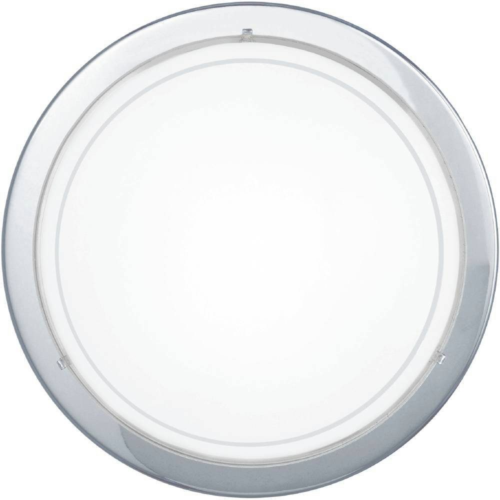 EGLO Plafondlamp PLANET 1 plafondlamp, chroom, staal, glas, keukenlamp, E27 (1 stuk)