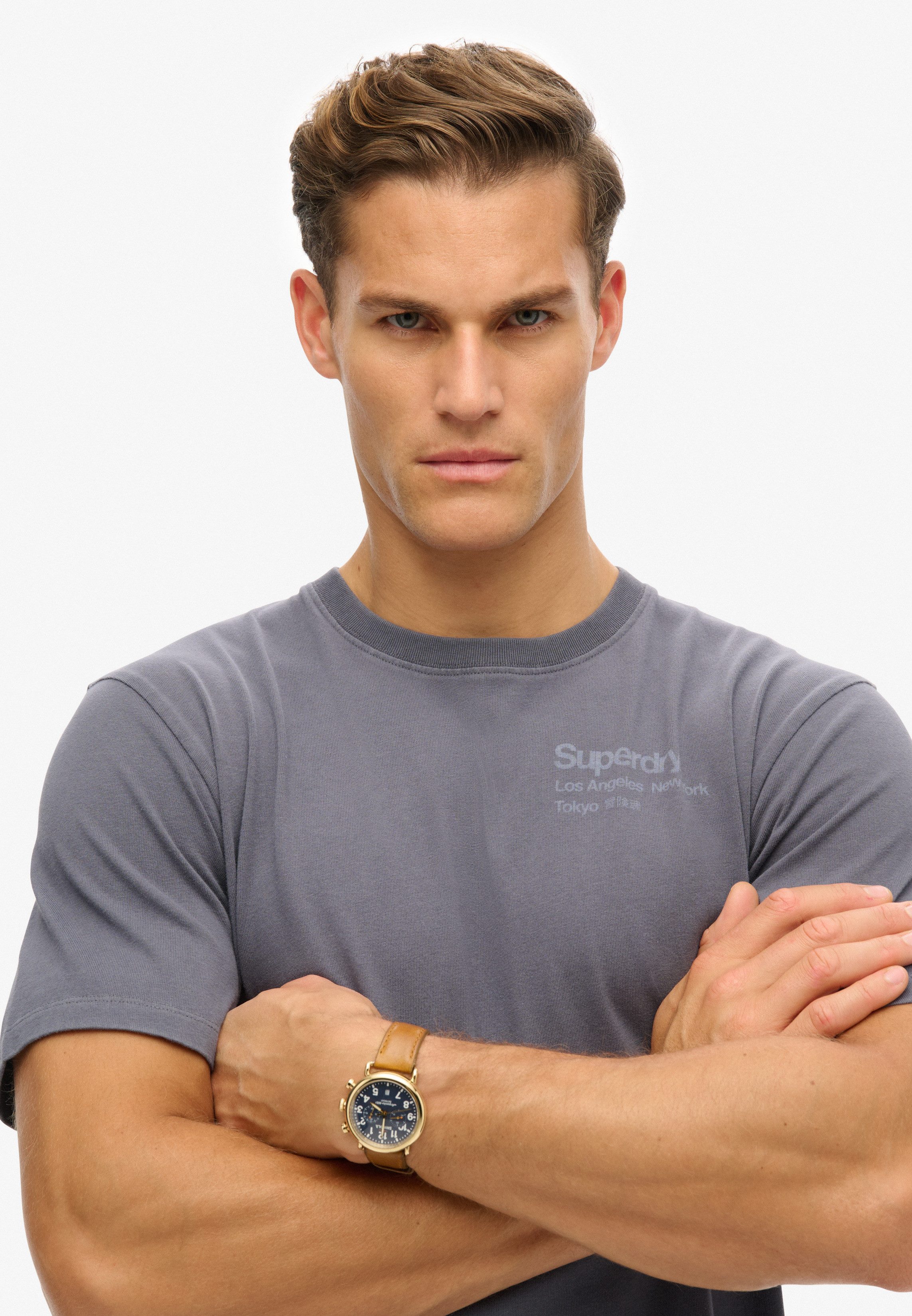 Superdry Shirt met ronde hals CORE LOGO CITY T SHIRT
