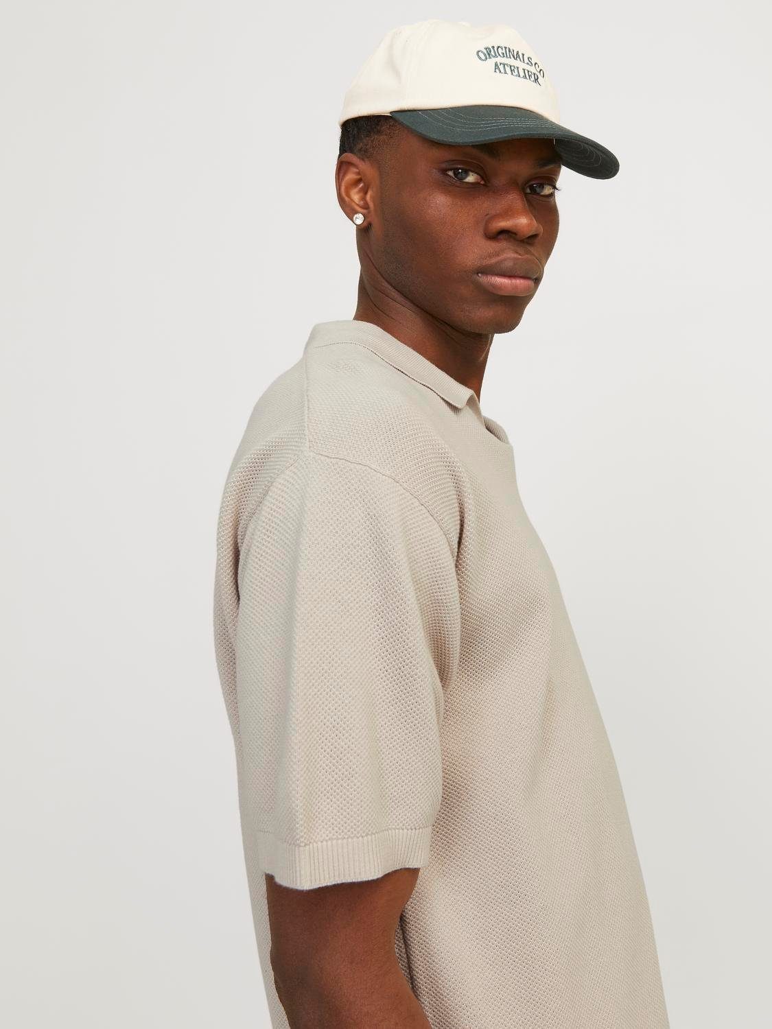 Jack & Jones Poloshirt JORLINEN BLEND KNIT SS POLO SN