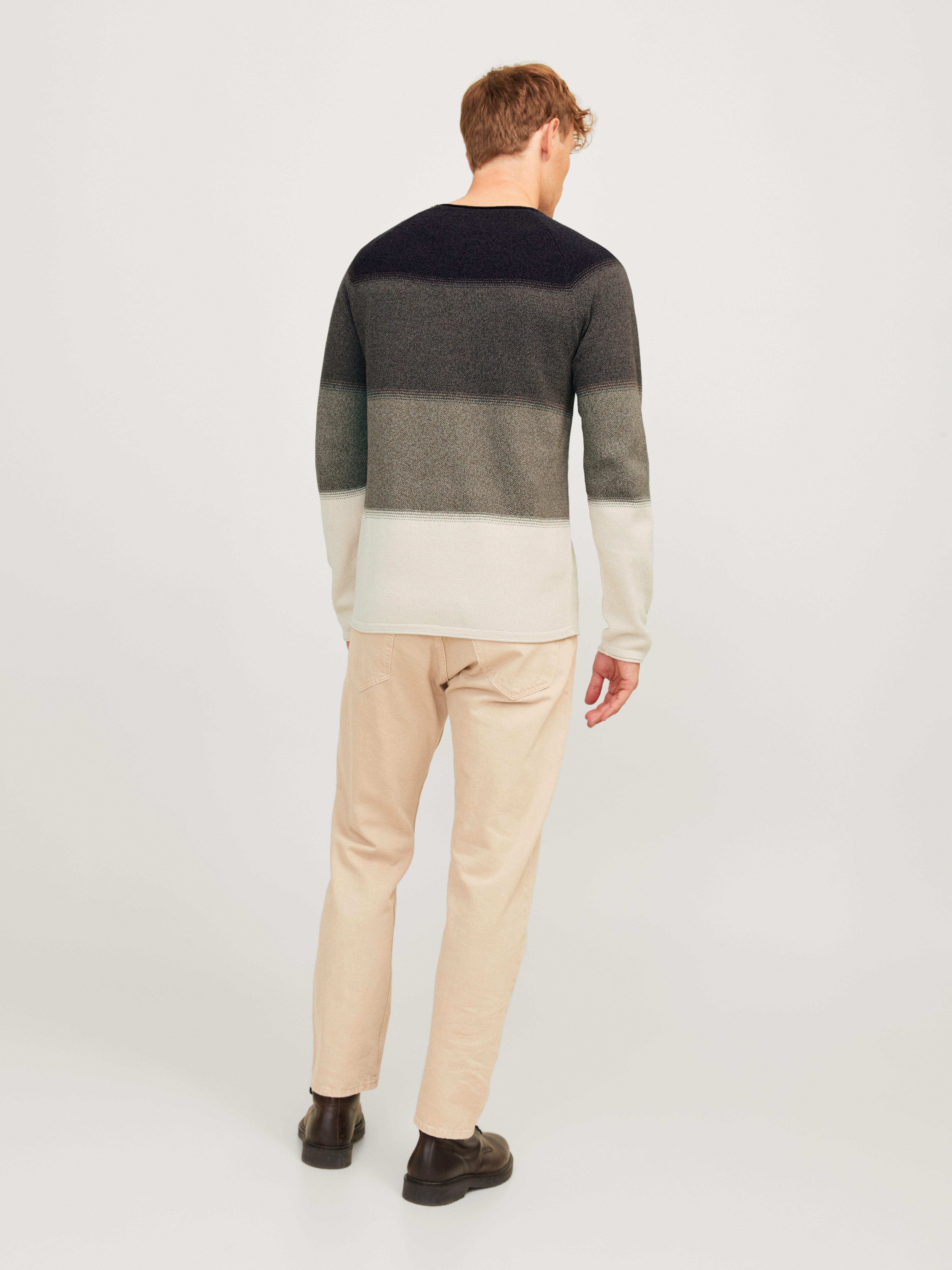 Jack & Jones Trui met ronde hals JJEHILL KNIT CREW NECK NOOS