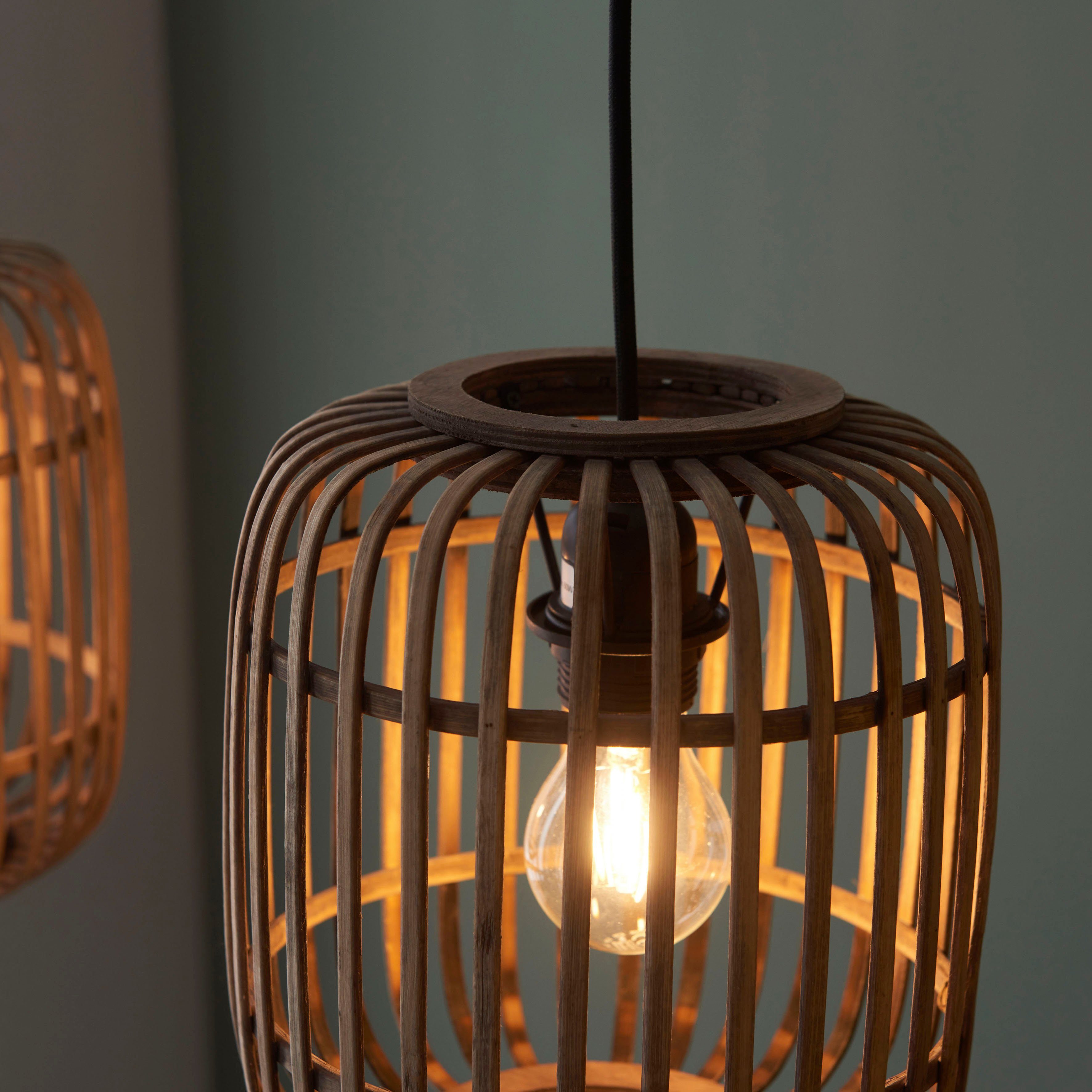 Brilliant Leuchten Hanglamp Woodrow Hanglamp, 3-vlammig (1 stuk)