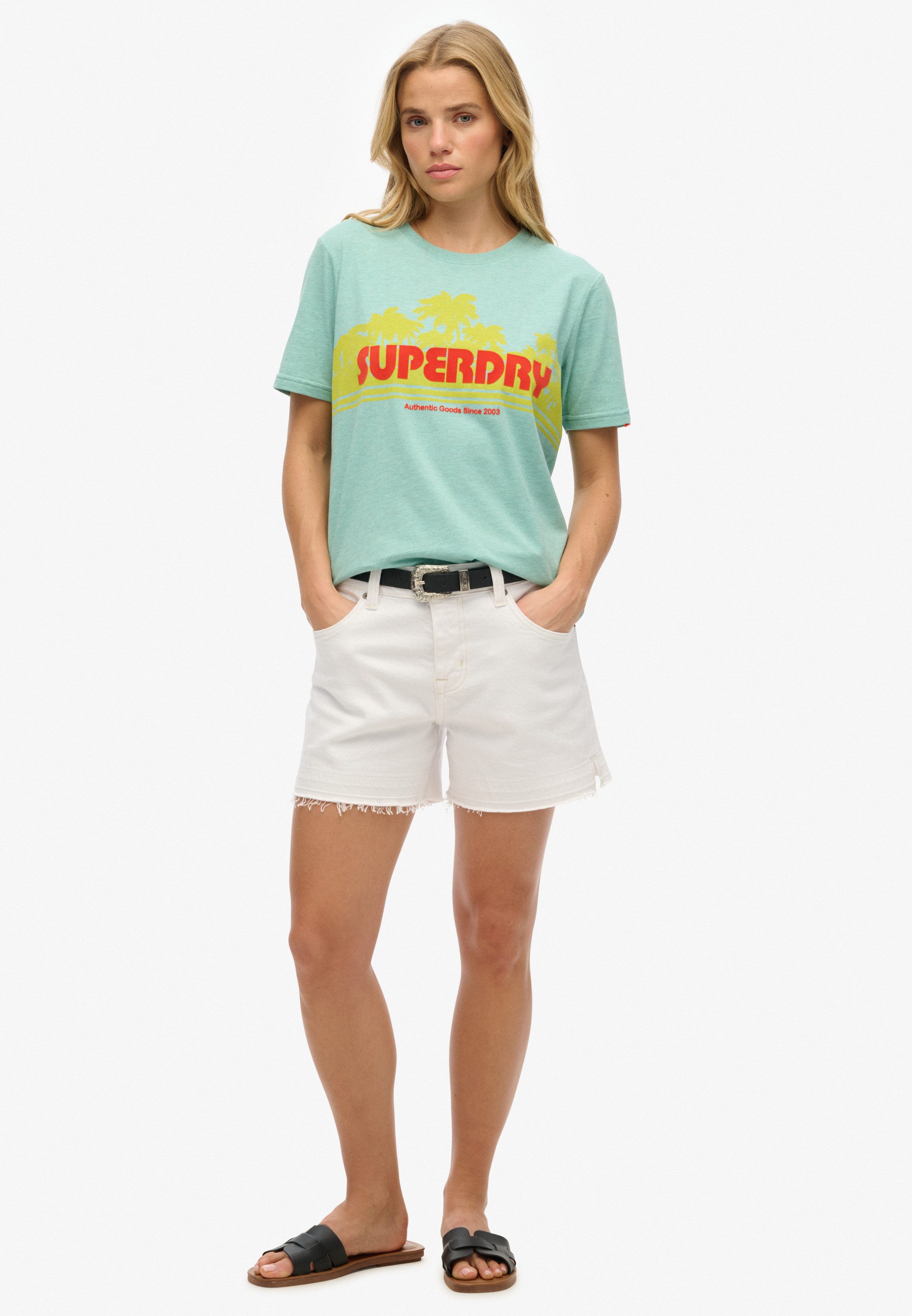 Superdry Shirt met korte mouwen OUTDOOR STRIPE RELAXED TEE