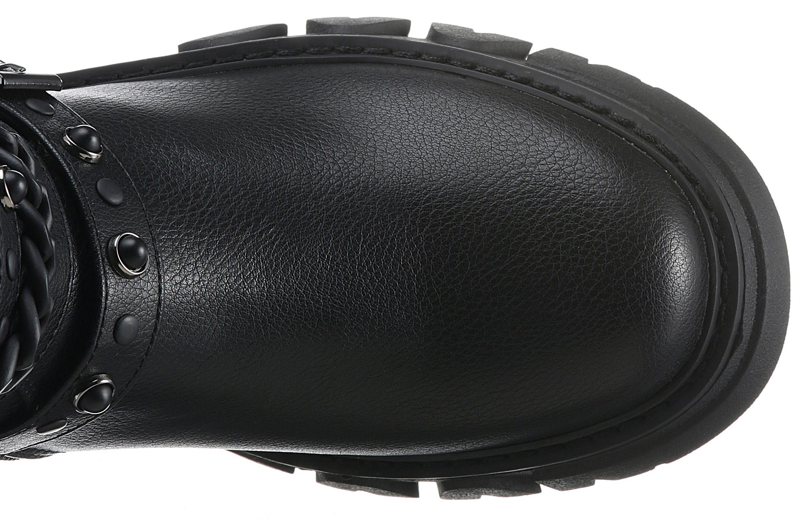 Dockers by Gerli Bikerboots met modieuze decoratieve ketting en nagels