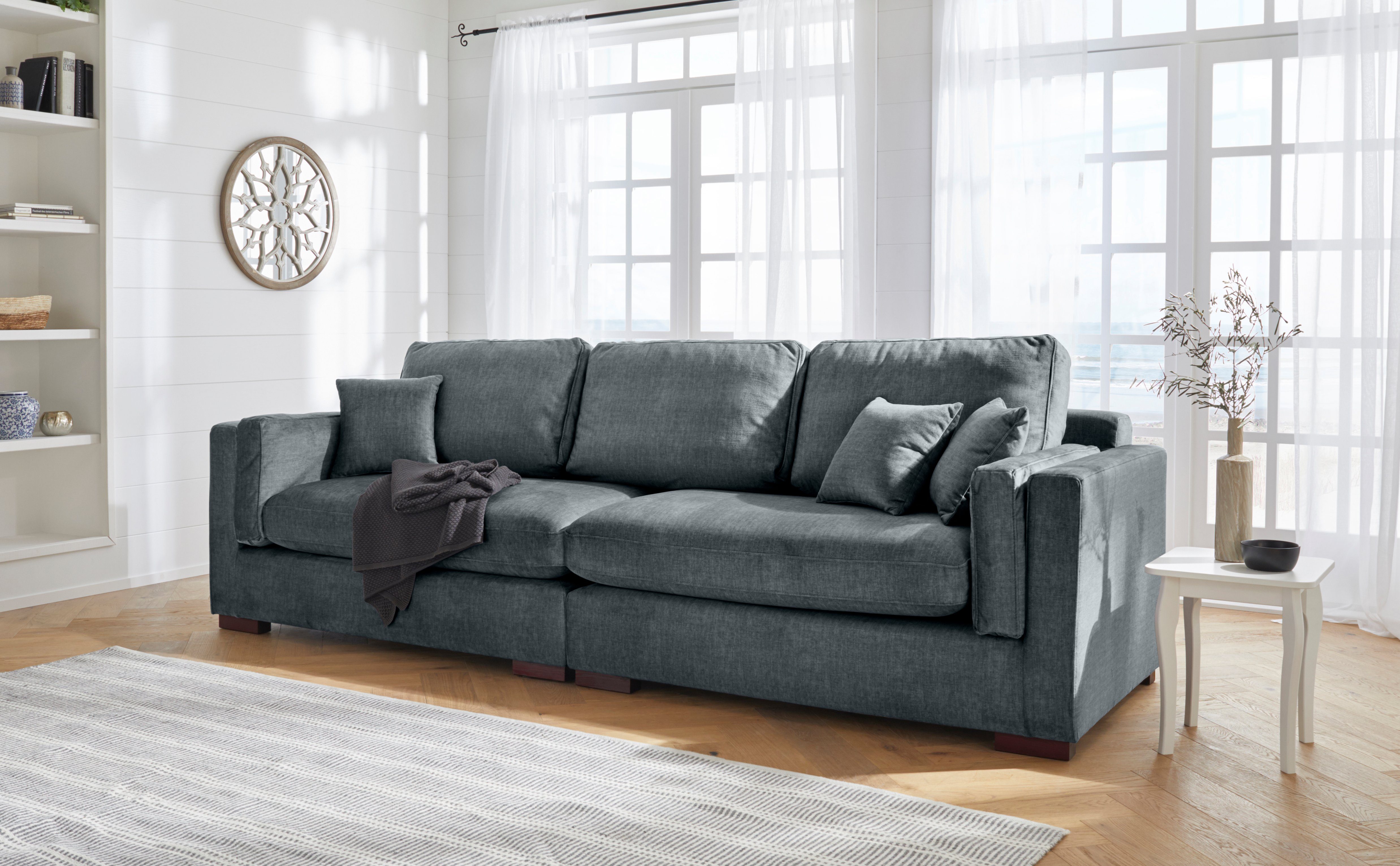 Home affaire Megabank Fresh Pond in vele stofkwaliteiten en kleuren, bxdxh: 290x96x95 cm