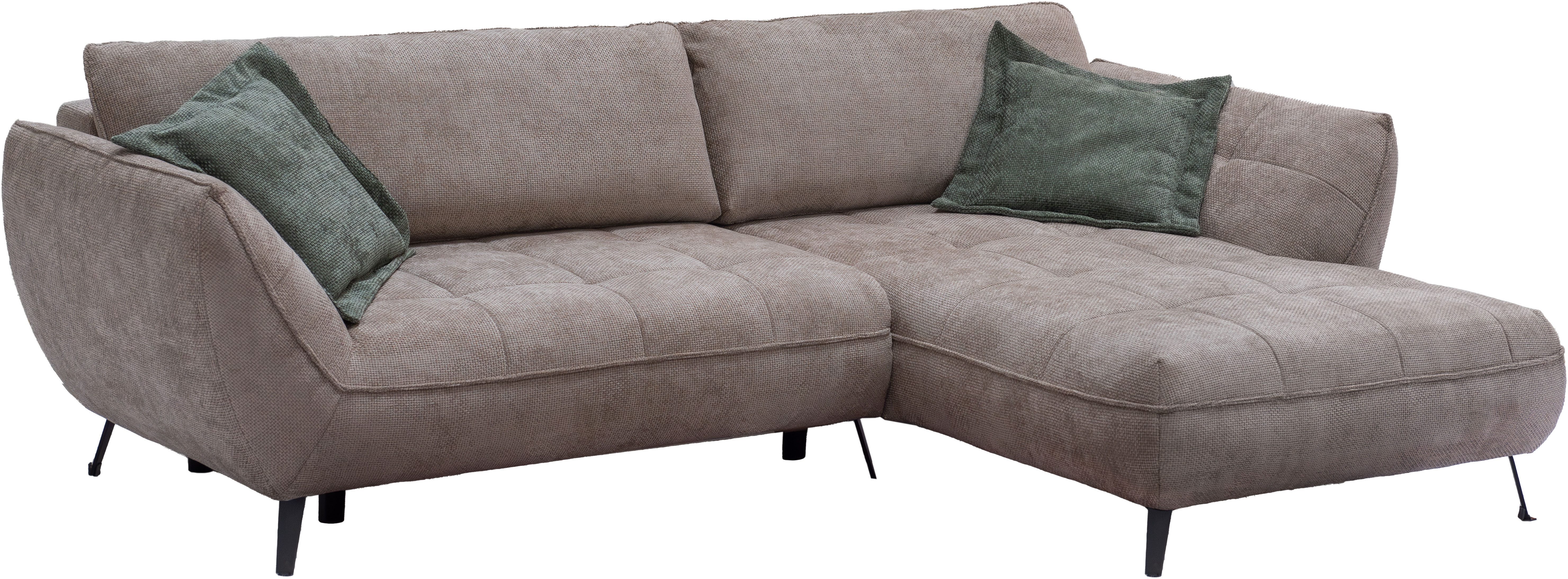 exxpo - sofa fashion Hoekbank Samoa, comfortabel en modern, met Easy-Lift bedfunctie, L-vorm