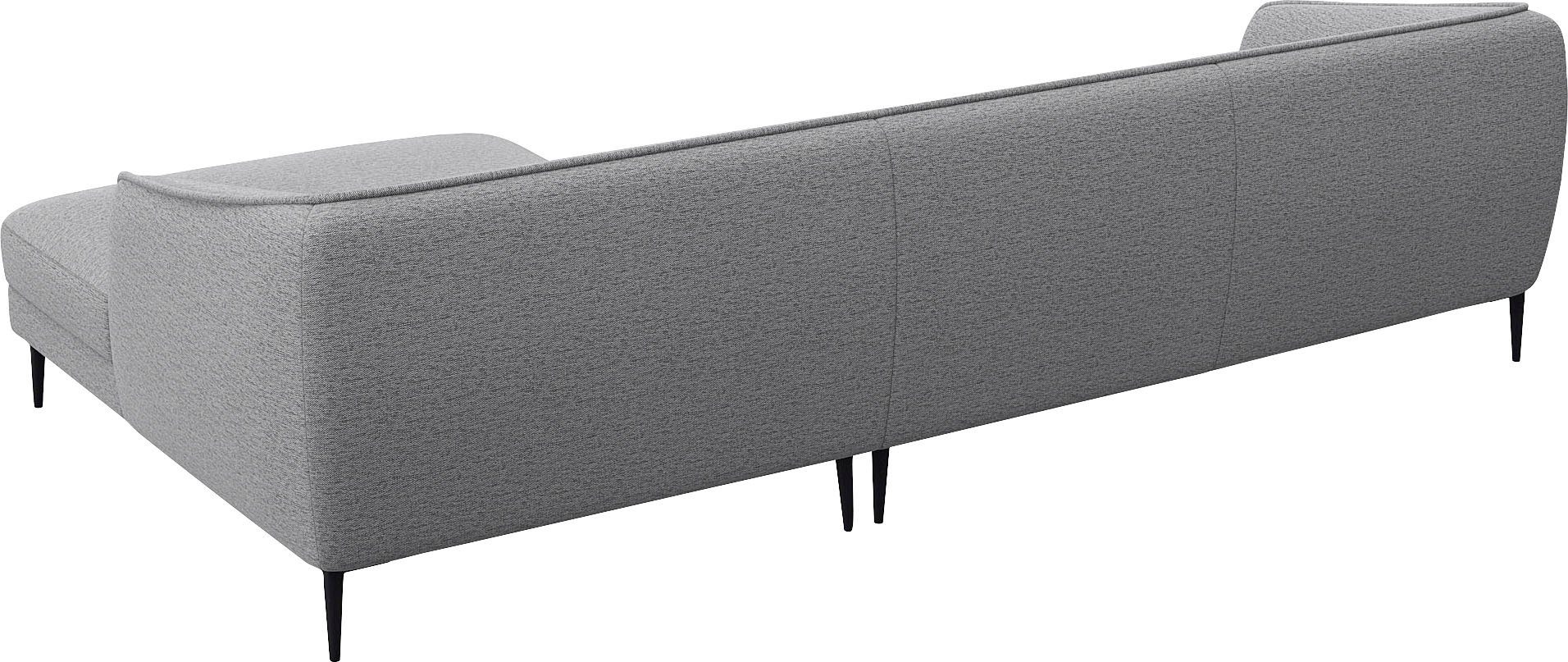 FLEXLUX Hoekbank Belle designbank, L-vorm, BxD 288x149 cm Scandinavisch design, in een sublieme verwerking
