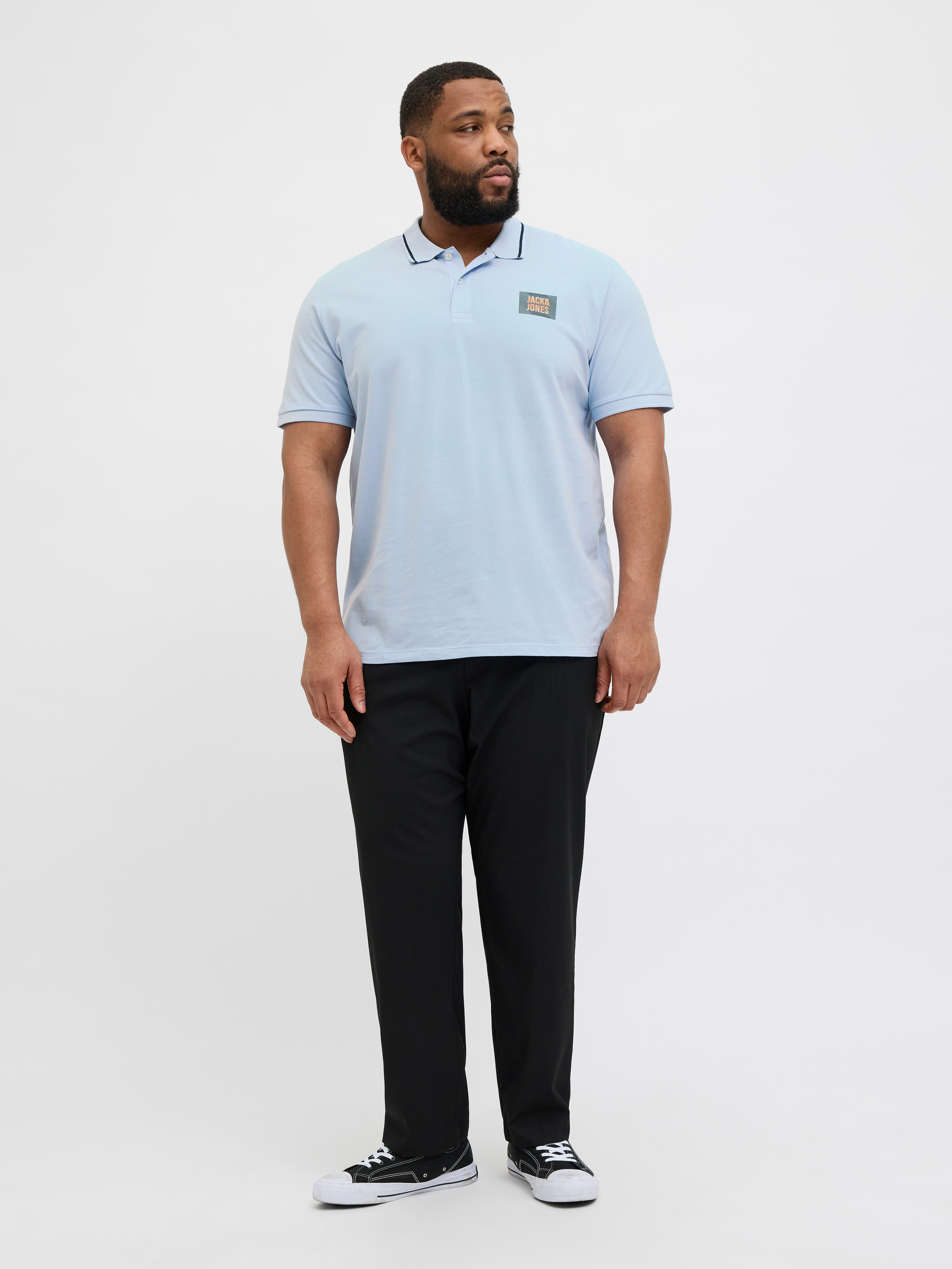 Jack & Jones PlusSize Poloshirt JJHUDSON POLO SS PLS