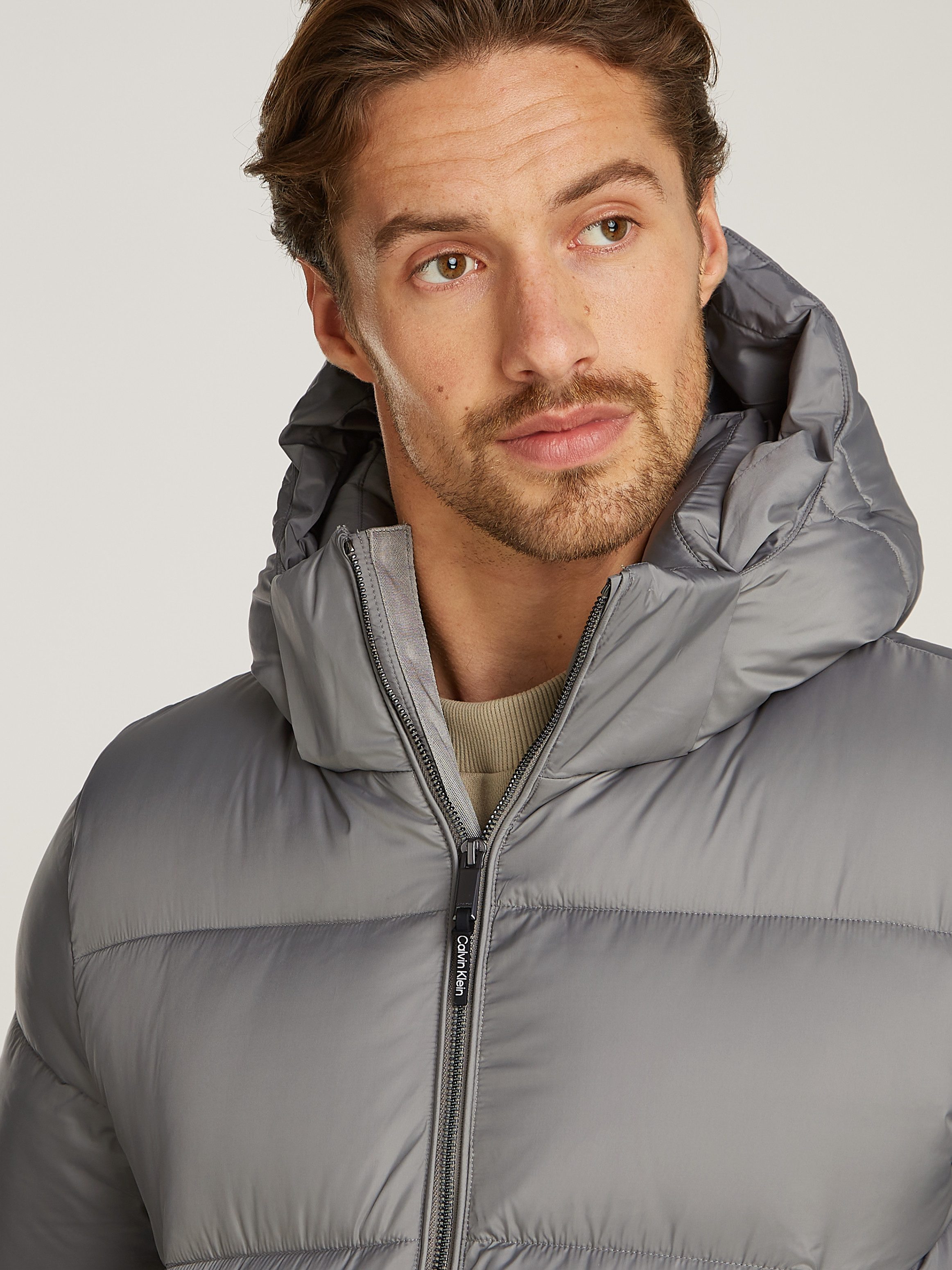 Calvin Klein Outdoorjack HOODED QUILT PUFFER MW