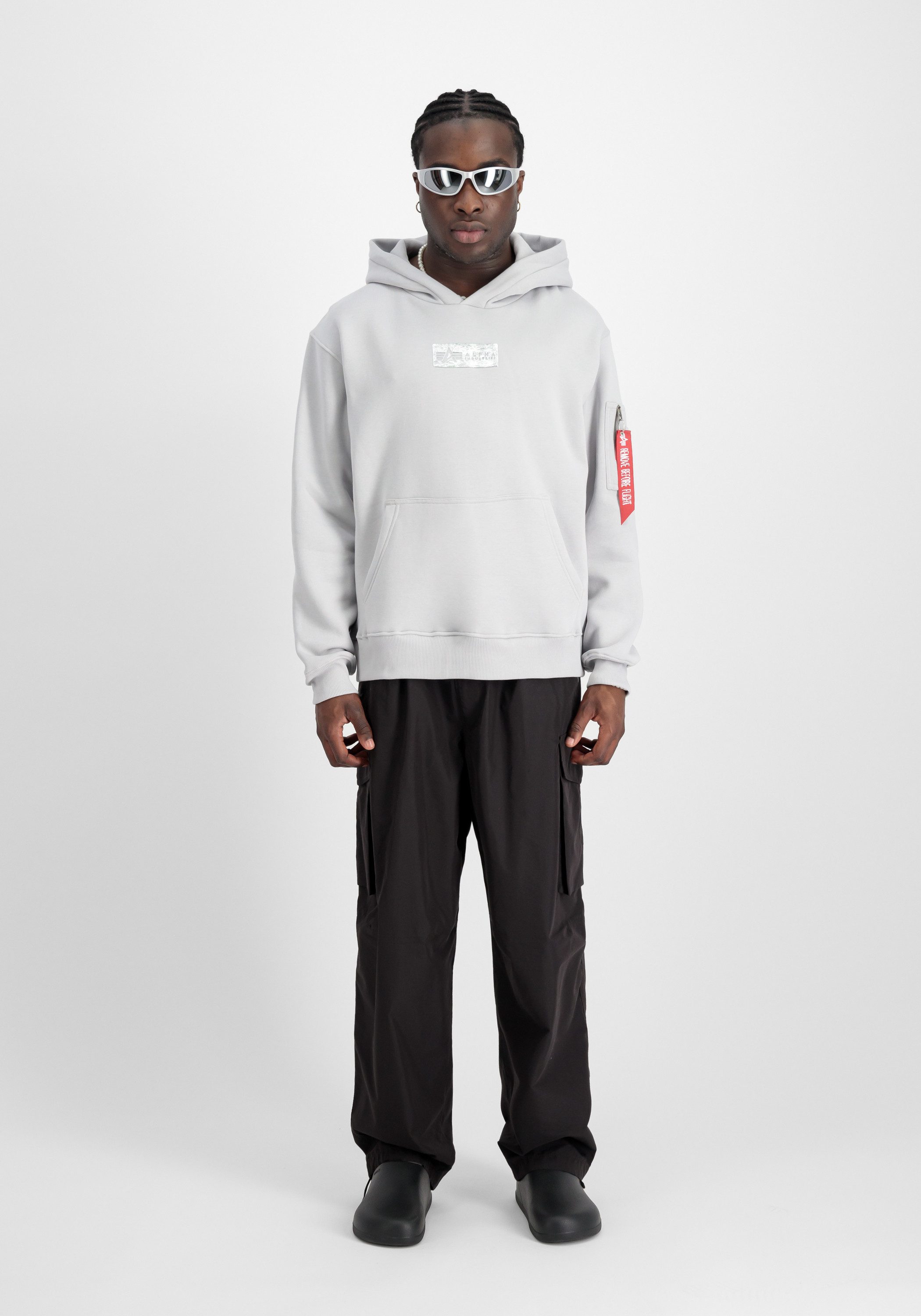 Alpha Industries Hoodie Alpha Industries Men - Hoodies Metal Plate Hoodie