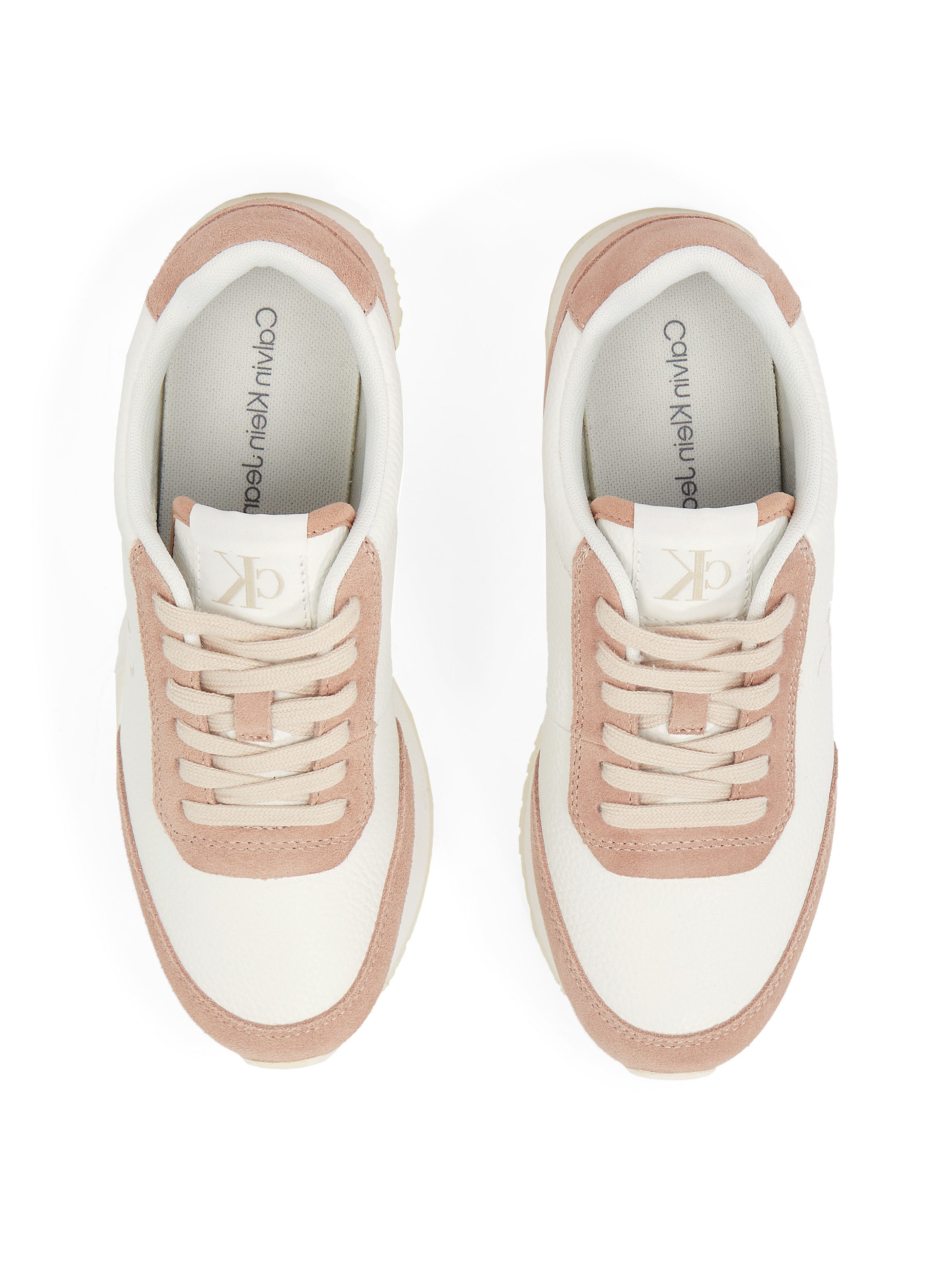 Calvin Klein Sneakers RUNNER LACEUP LOW MIX MG vrijetijdsschoen, lage schoen, veterschoen met zij ck-logo