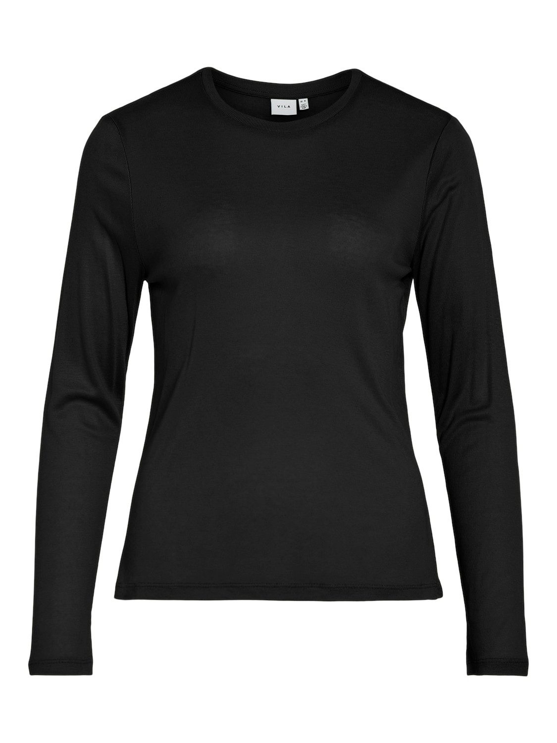 Vila Shirt met lange mouwen VIALEXIA O-NECK L S TOP NOOS