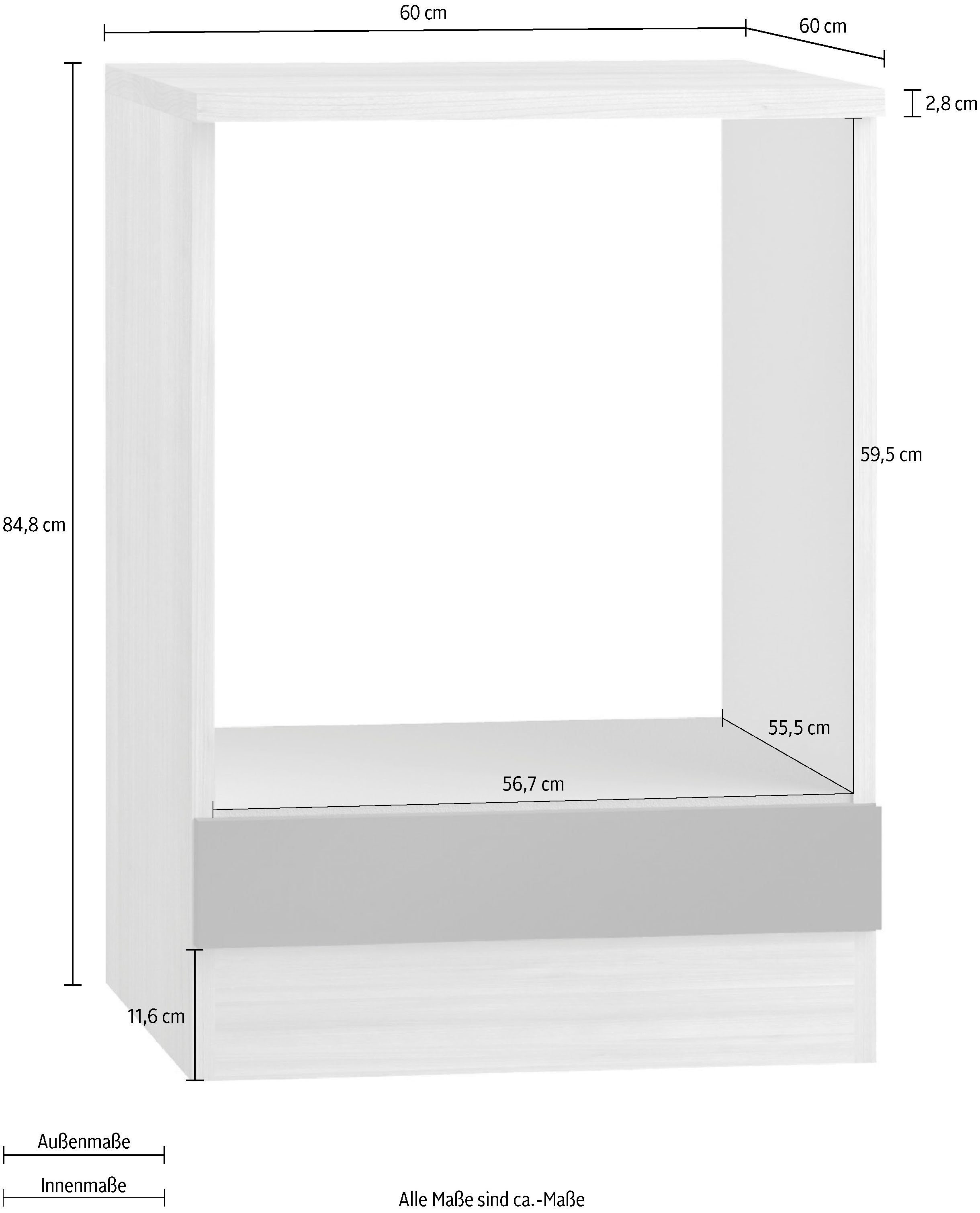 OPTIFIT Ombouwkast voor oven Faro , breedte 60 cm