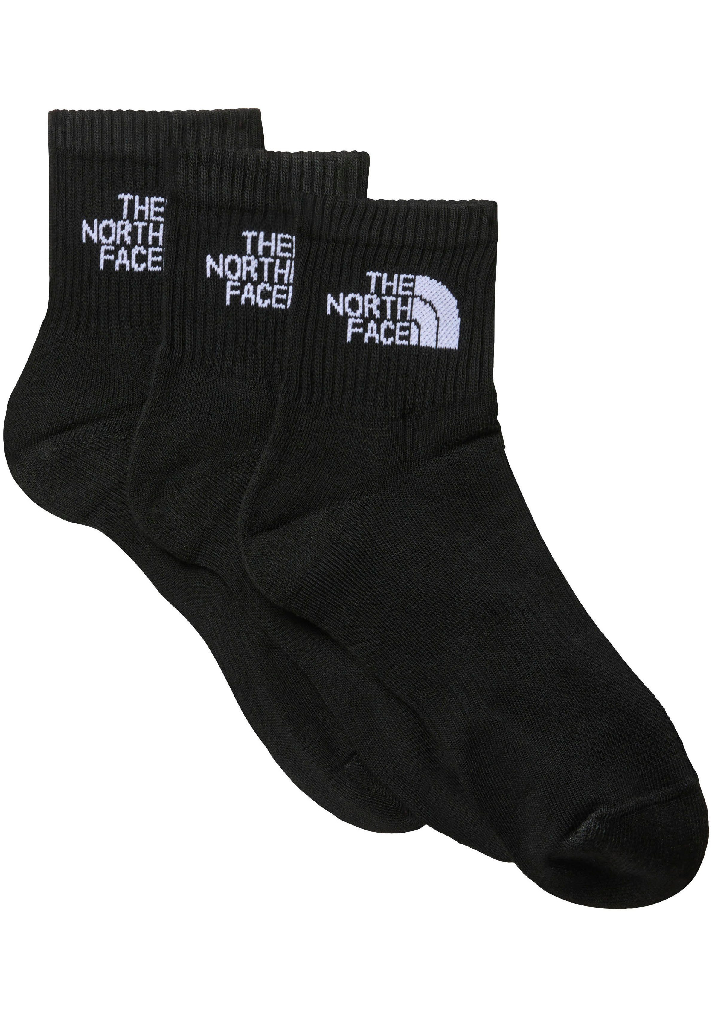 The North Face Sportsokken MULTI SPORT CUSH QUARTER SOCK 3P (set, 3 paar)