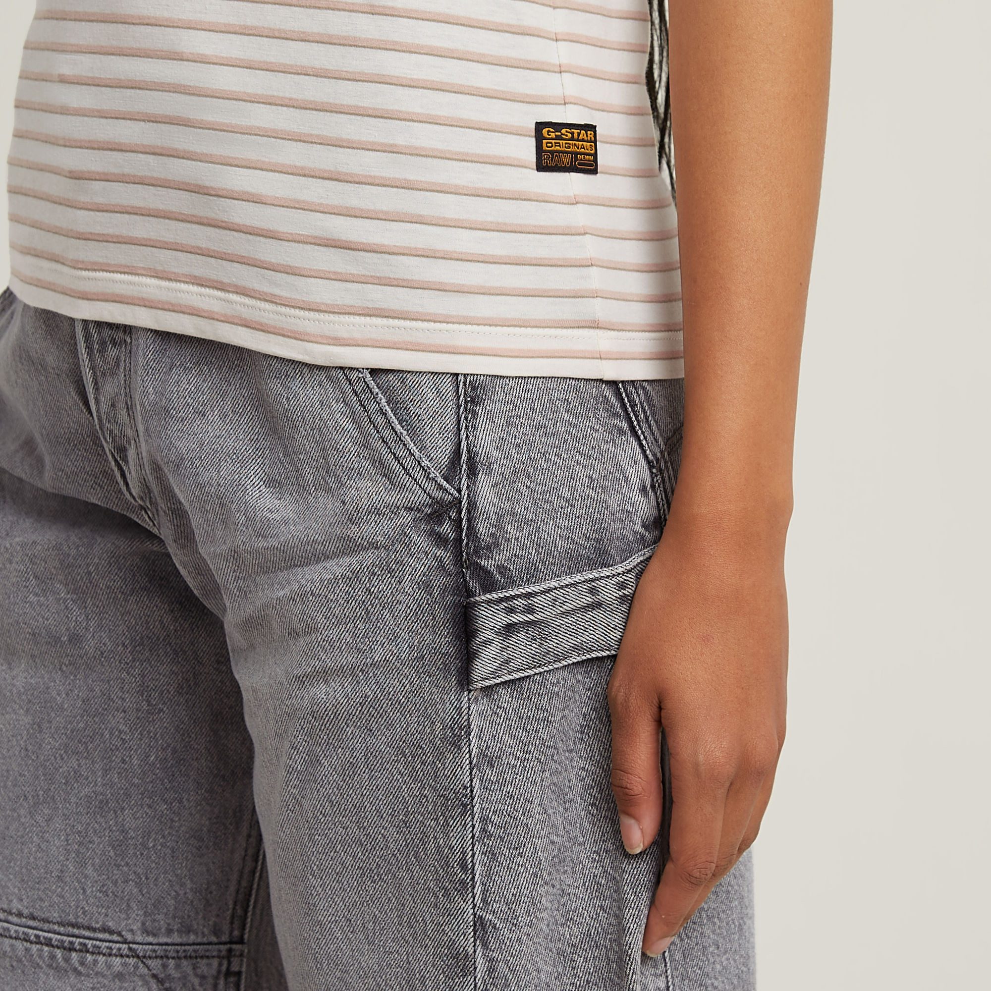 G-Star RAW Shirt met V-hals Eyben