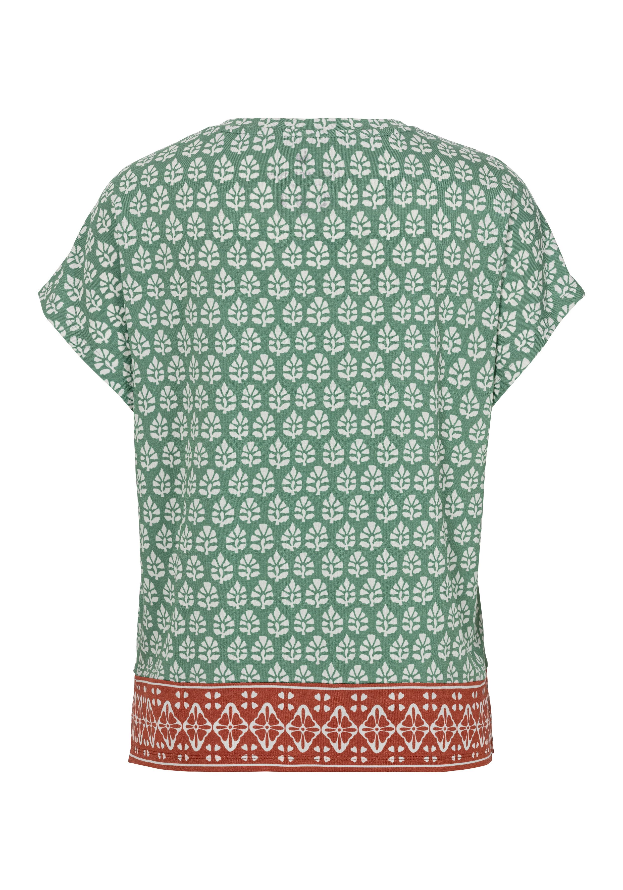 Lieblingsstück Shirt met V-hals CaleniL met all-over print