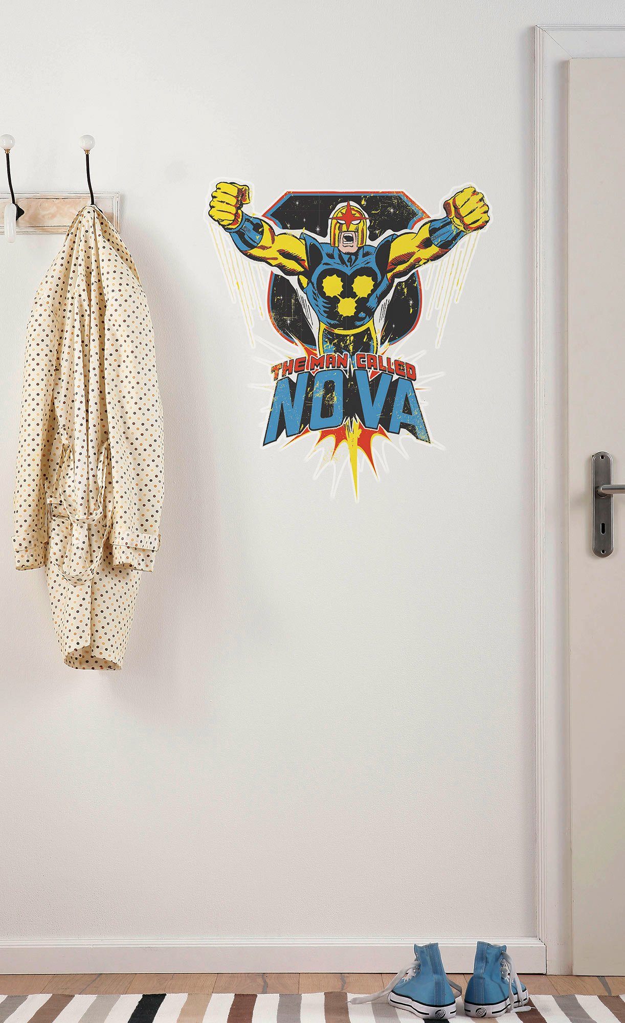 Komar Wandfolie Nova Comic Classic - afm. 50 x 70 cm zelfklevend, wandstickers, kinderkamer (1 stuk)