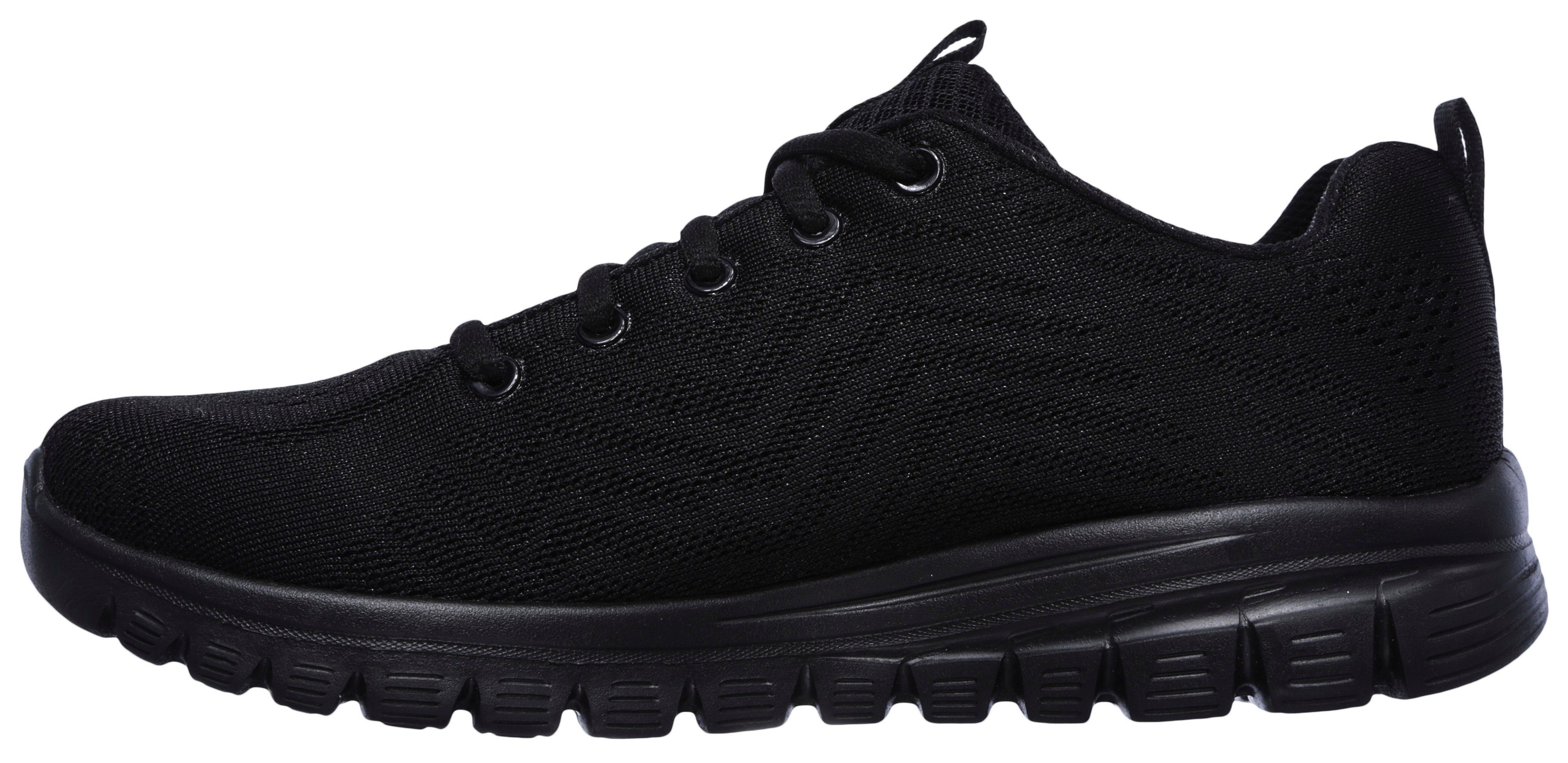 Skechers Sneakers Graceful - Get Connected Vrijetijdsschoen, lage schoen, veterschoen in schoenwijdte G (wijd)