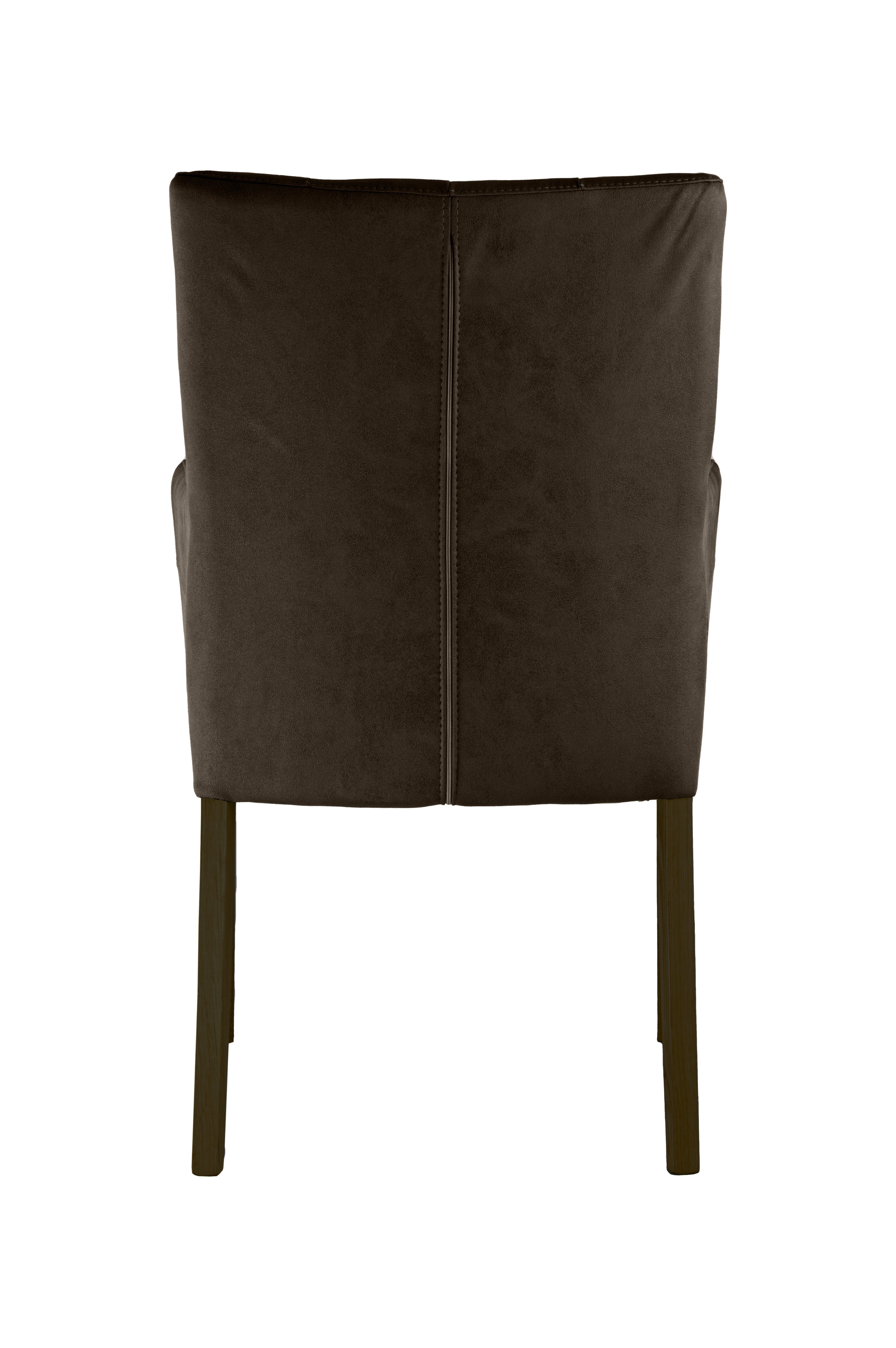 Home affaire Stoel met armleuningen Colorado Frame van massief hout (1 stuk)