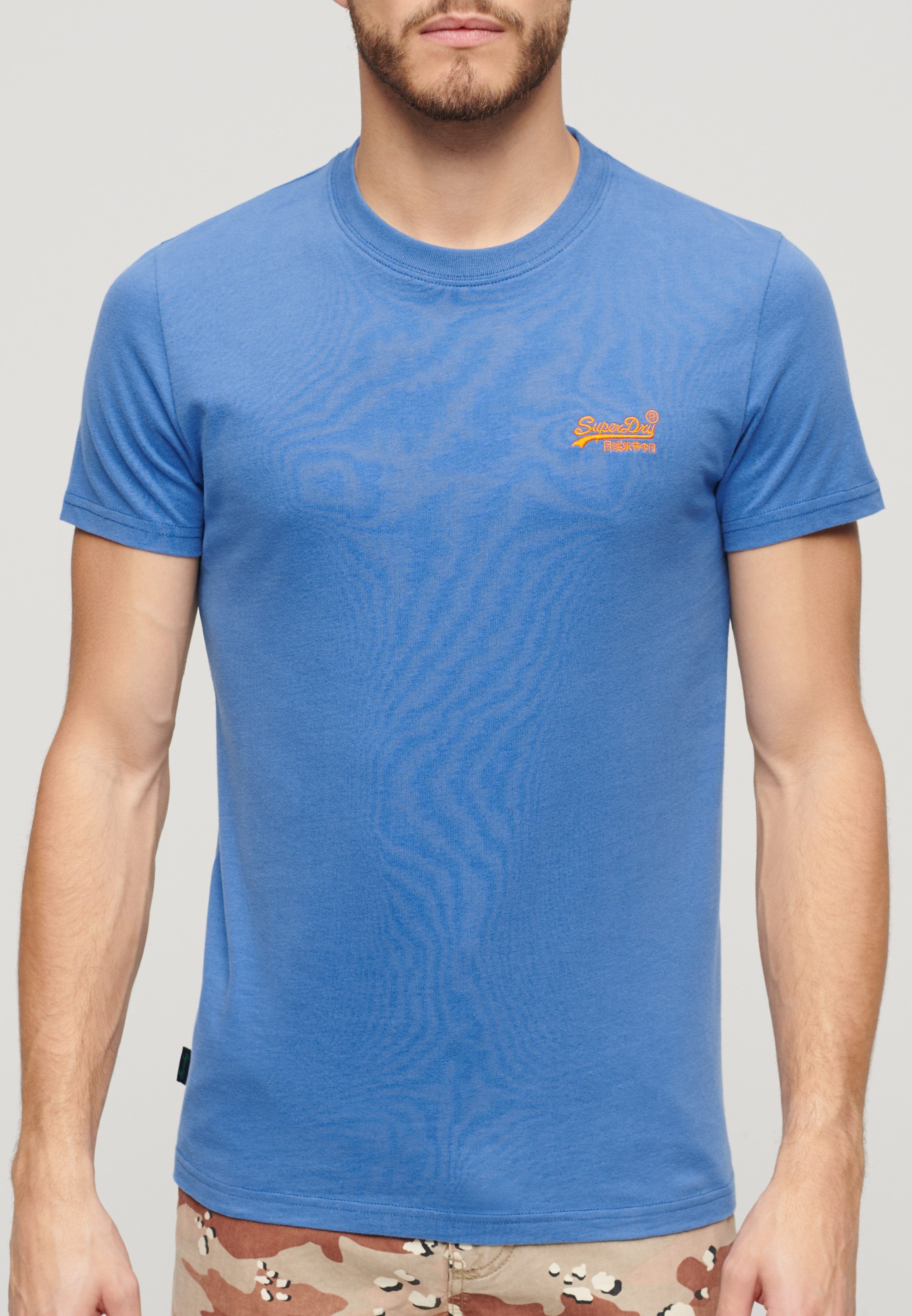 Superdry Shirt met ronde hals ESSENTIAL LOGO EMB TEE