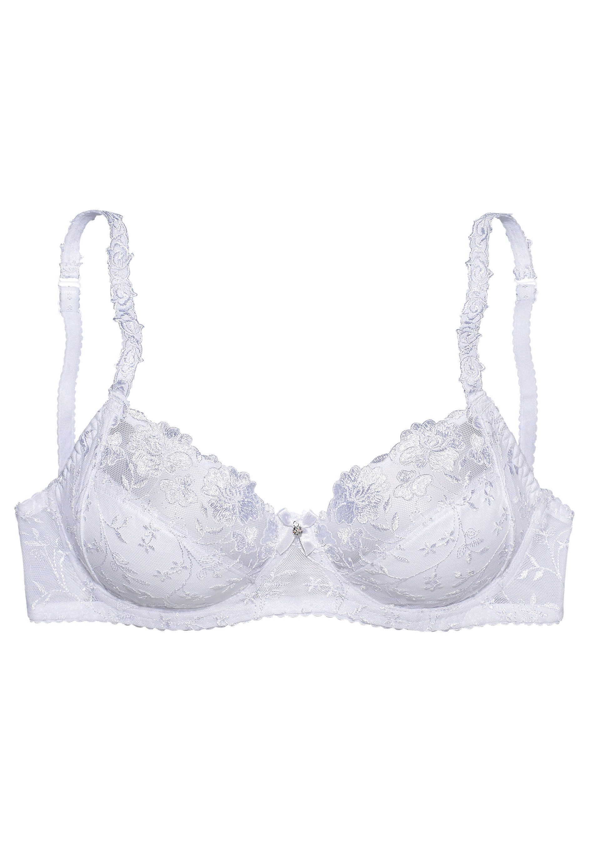 Nuance Beugel-bh met mooi borduursel en kant, dessous