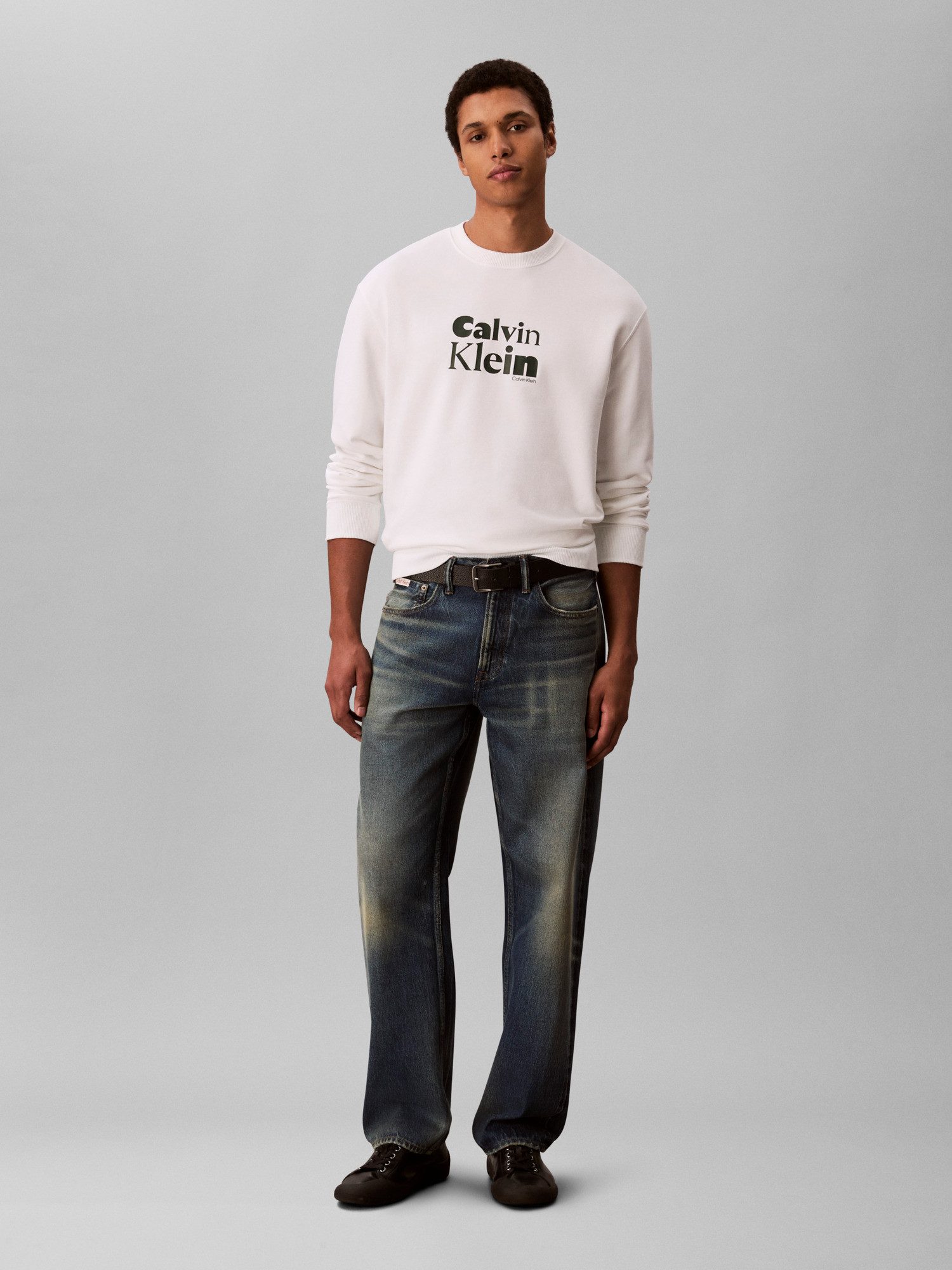 Calvin Klein Sweatshirt LS EU 350TERRY CALVIN BOLD GRAPH
