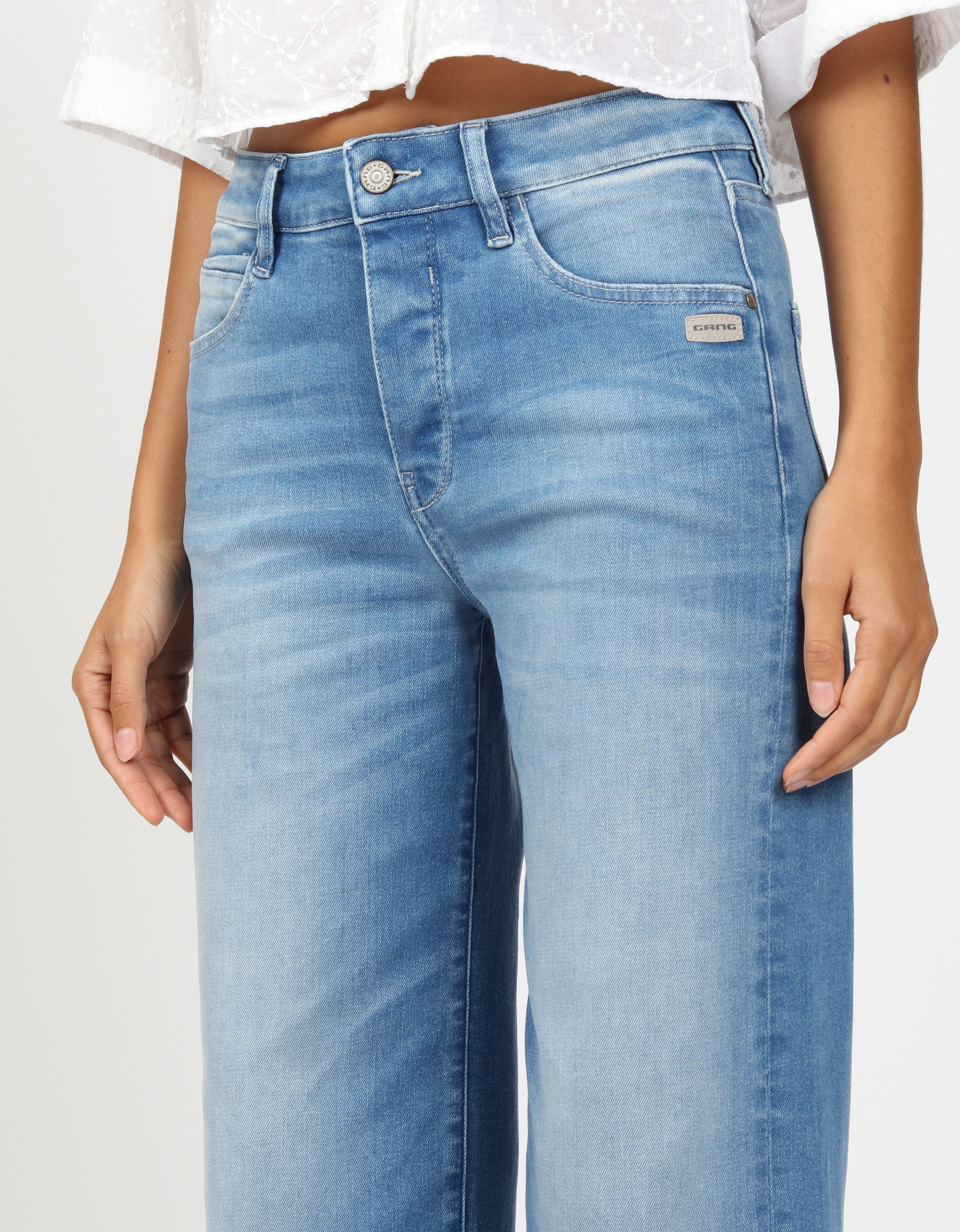 GANG 5-pocket jeans 94JUL CROPPED met verkorte pijplengte