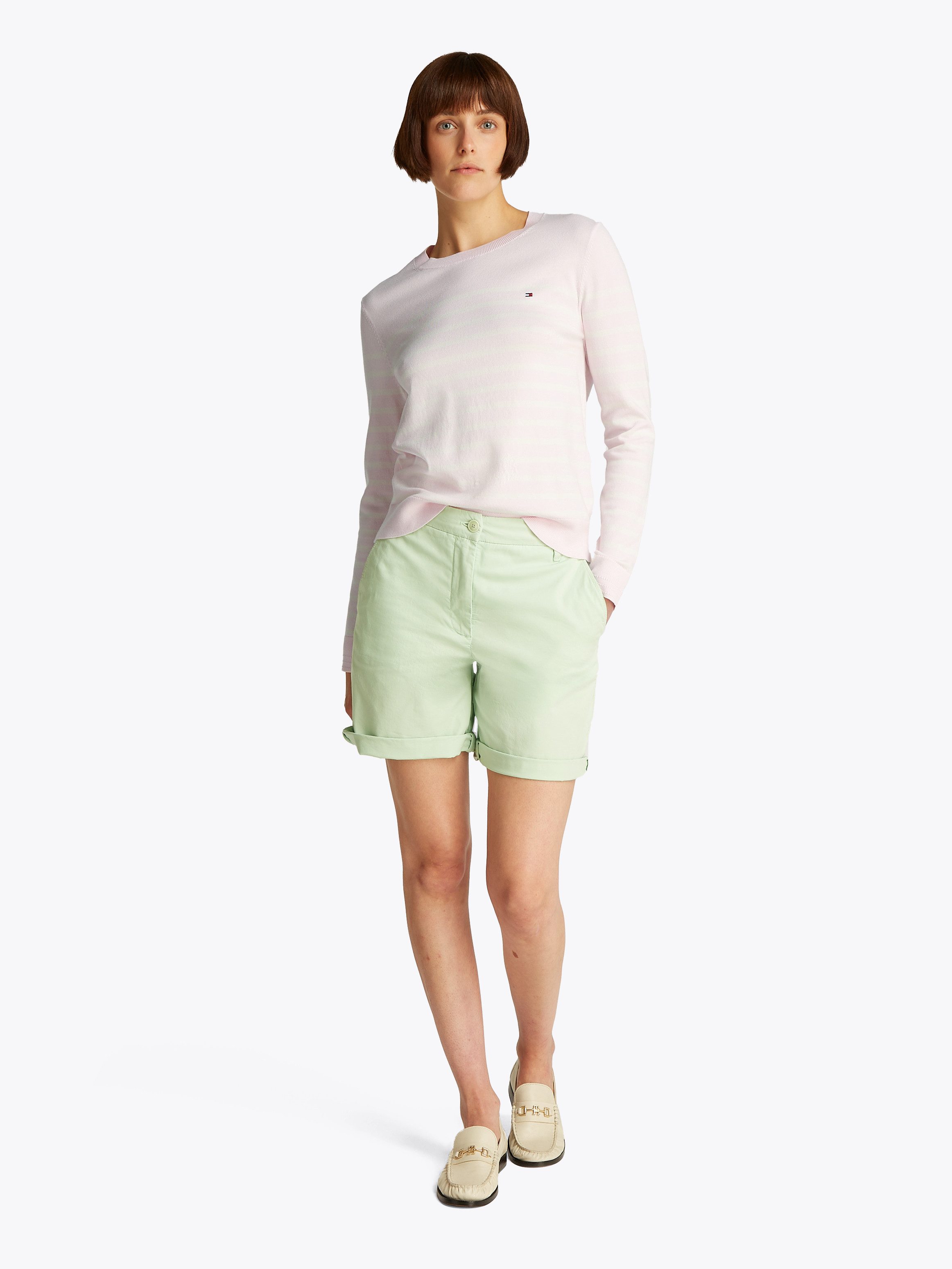 Tommy Hilfiger Trui met ronde hals CO JERSEY STITCH LS C-NK SWT