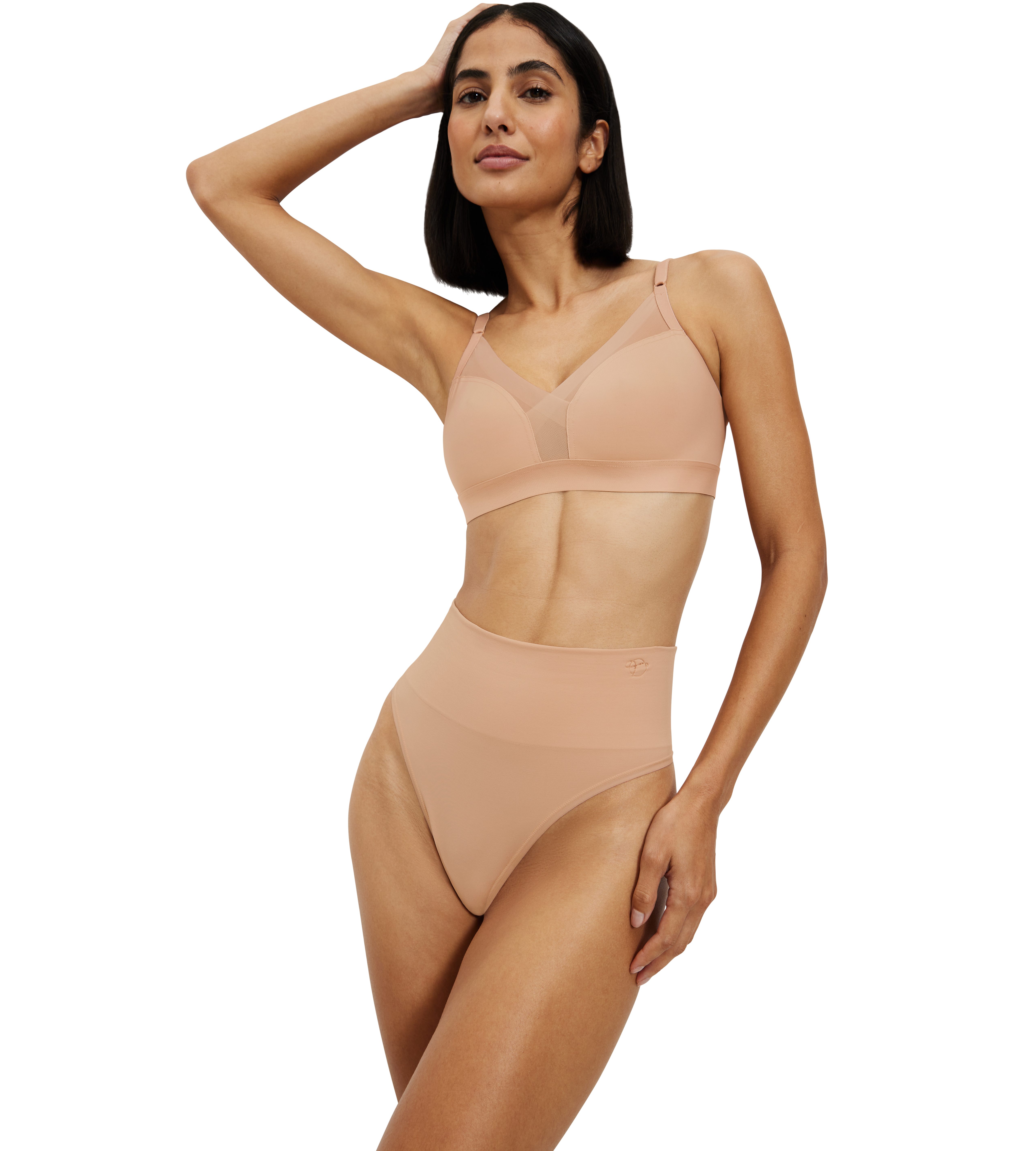 Triumph Shapingslip Soft Sculpt naadloos, vormend, lichte buikweg-effect, hoge beenuitsnijding