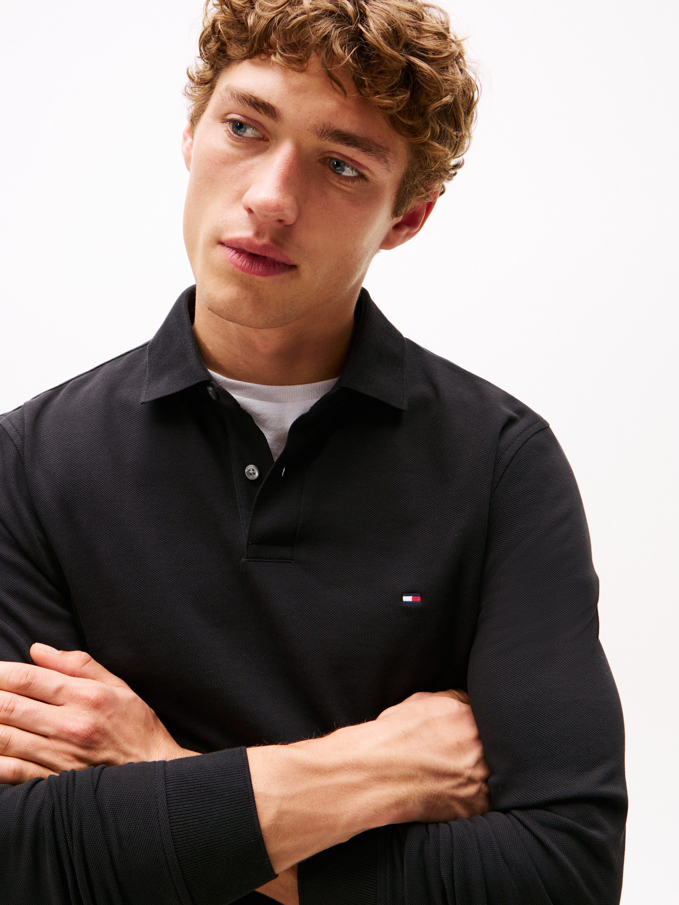 Tommy Hilfiger Poloshirt met lange mouwen 1985 REGULAR LS POLO
